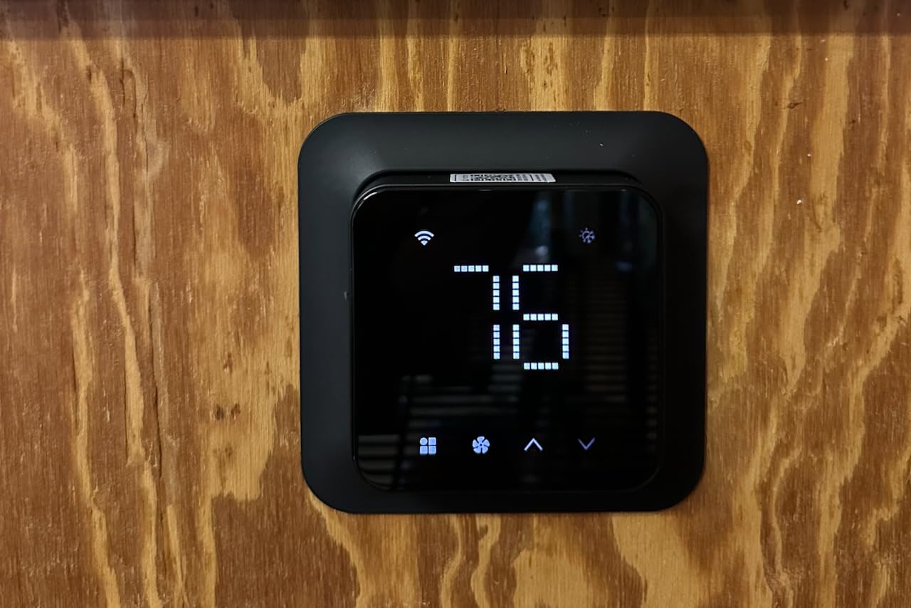 meross Smart Thermostat for Home, WiFi Thermostat Works with Matter, Alexa, Apple Home, Google Assistant, App & Voice Control, 7x24h Scheduling, Energy Saving, C-Wire Required customer photo 2