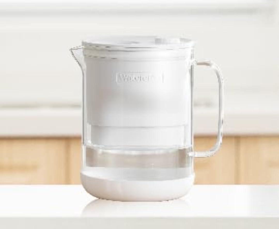 Waterdrop PT-72W Glass Water Filter Pitcher, 7-Cup, Eco-Friendly, NSF/ANSI 53, 42 & 372 Certified Filter, Reduces PFOA/PFOS, Chlorine, Cadmium, Copper & Mercury, BPA-Free, Easy to Clean, White customer photo 2