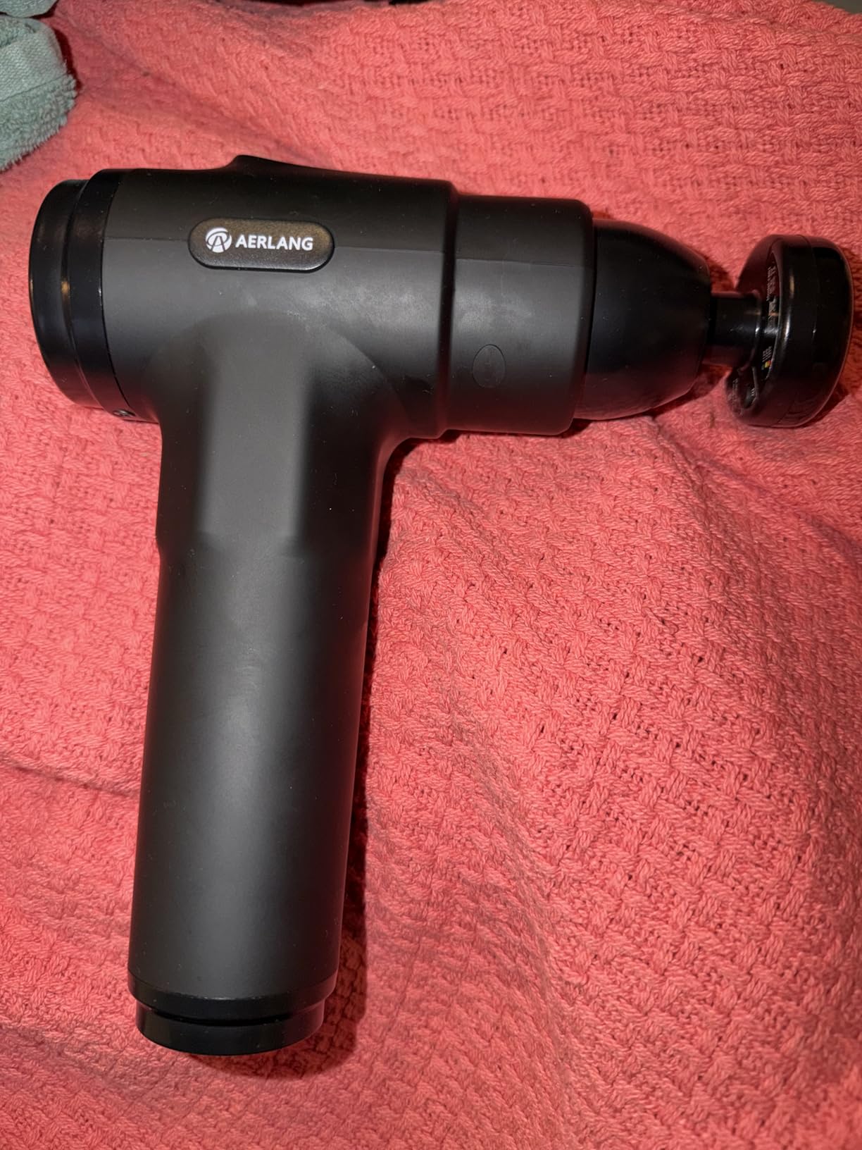 AERLANG Massage Gun with Heat Deep Tissue Back Massager Neck Massager for Pain Relief, Muscle Percussion Massage Gun with 7 Heads & Silent customer photo 1