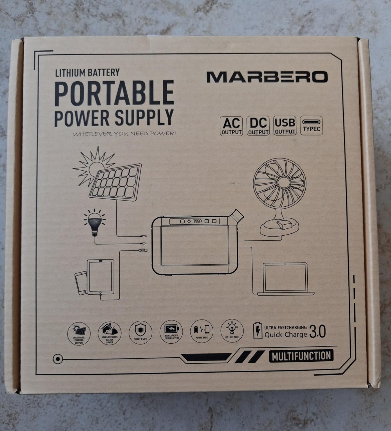BLAVOR Portable Power Station 1600W (Peak 3200W), Built-in Solar Panel, 1024Wh LiFePO4 Battery, 100W USB-C Fast Charge, Solar Generator for Home Backup, Camping, Power Outages & RV customer photo 2
