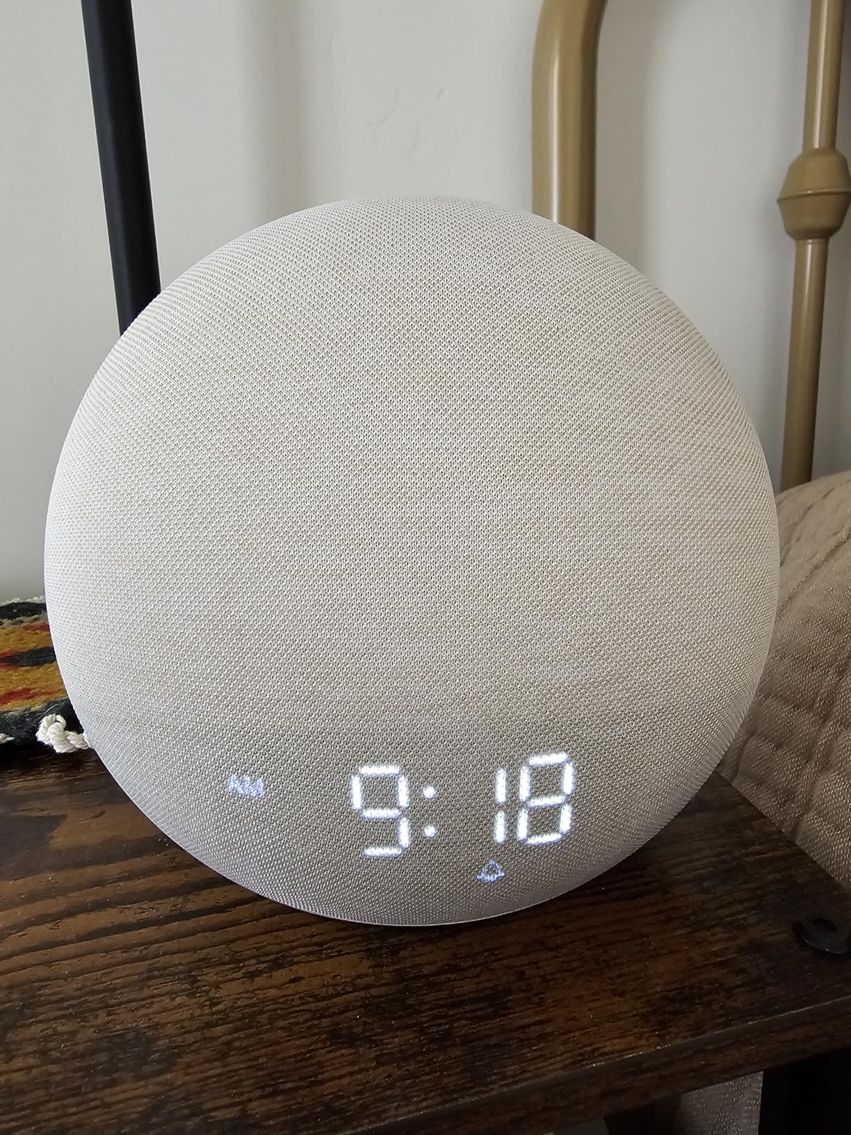 Sunrise Alarm Clock White Noise Machine: Natural Wake Up Light - Dimmable Clock with Bluetooth Speaker for Bedroom - 25 Sleep Sounds for Baby Adults Kids Putty customer photo 1