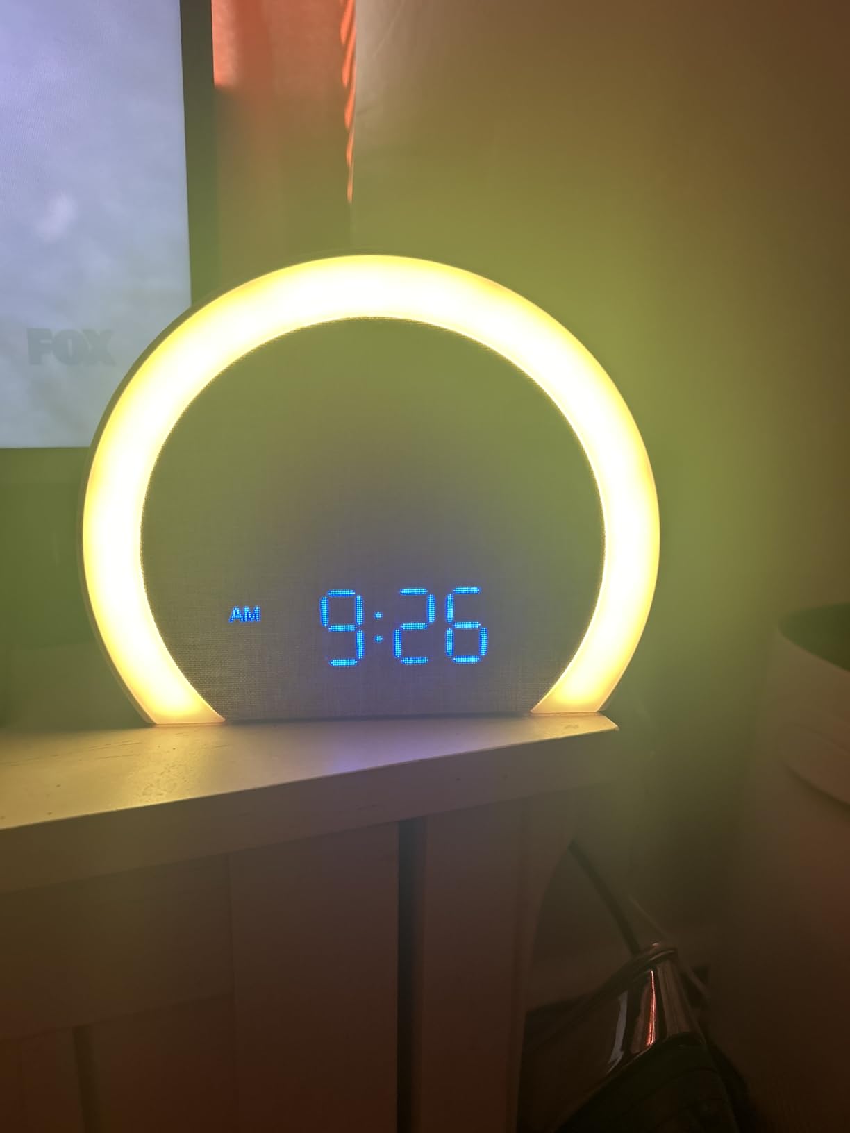 ANJANK Extra Loud Alarm Clock with Wireless Bed Shaker, Vibrating Dual Alarm with Light Wake Up for Heavy Sleepers & Hearing Impaired, 9-Color Night Light, 8 Sounds, 0-100% Dimmer, USB Charger customer photo 2