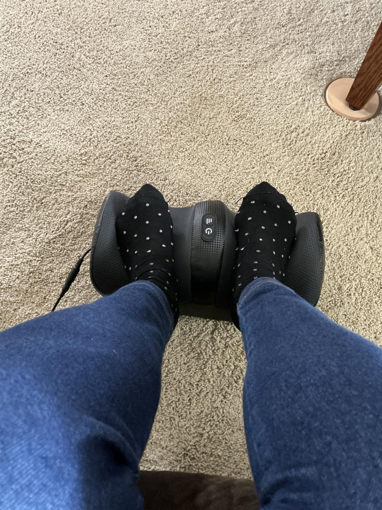 Medcursor Foot Massager with Heat - Foot and Calf Massager with Massage Roller, Deep Massage for Plantar Fasciitis, Pain Relief, Neuropathy customer photo 1