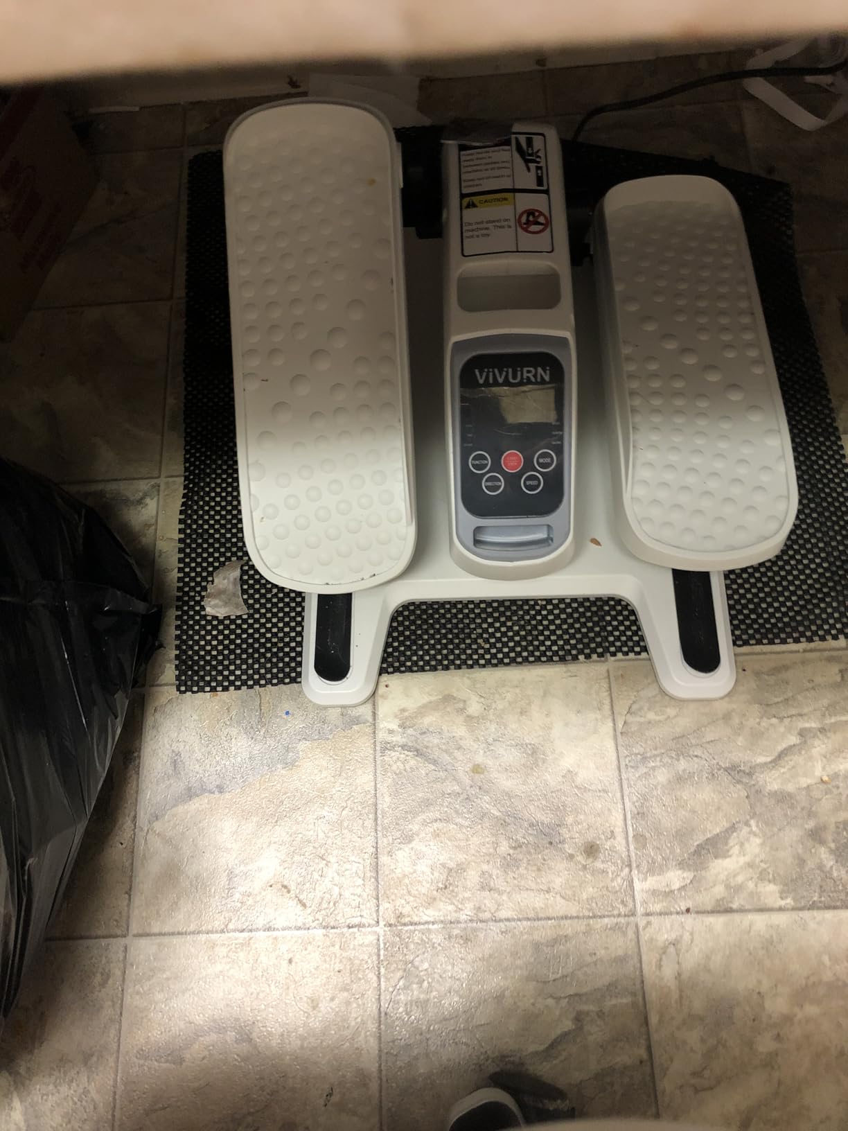 VIVURN-018 Under Desk Elliptical 12 Speed 5 Modes Mini Motorized Leg Exerciser While Sitting for Seniors As Seen on TV with Non-Slip Mat Quiet & Portable Electric Pedal Exerciser for Home and Office customer photo 1