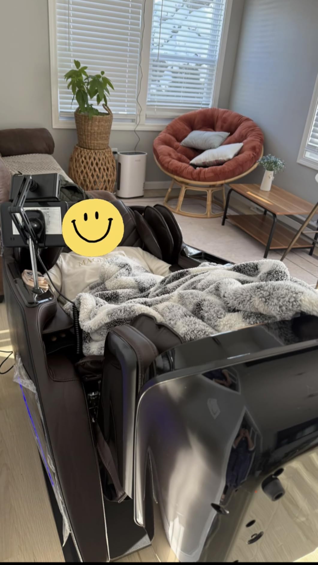 4D Massage Chairs Full Body, Zero Gravity SL-Track Shiatsu Massage Chair Recliner, Core Heating, 20 Massage Techniques, Deep Yoga Stretch, Foot Rollers, AI Voice, Touch Screen, Wireless Charging customer photo 2
