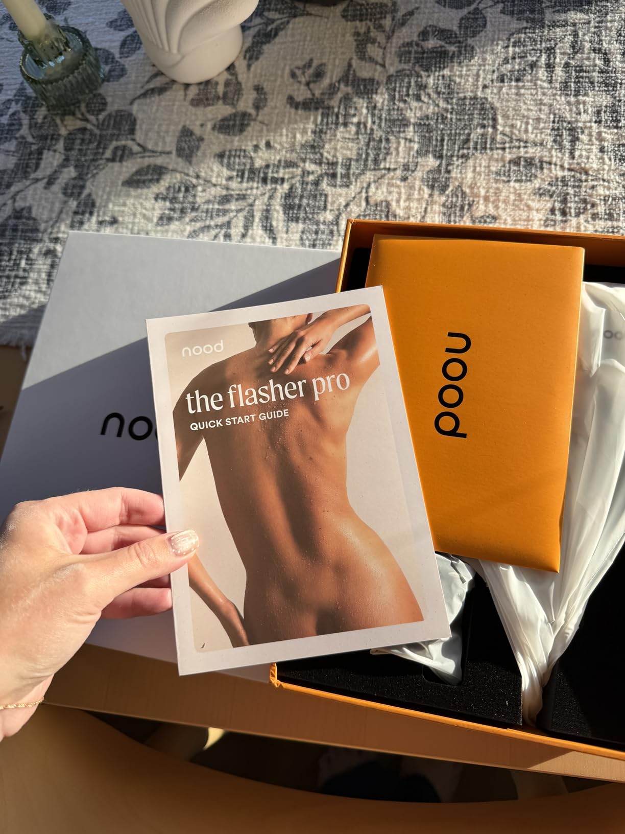 Nood Flasher Pro - IPL Laser Hair Removal Device For At Home Use - Pain-Free, Permanent, Visible Results After First Use, Works Everywhere Hair Grows customer photo 1