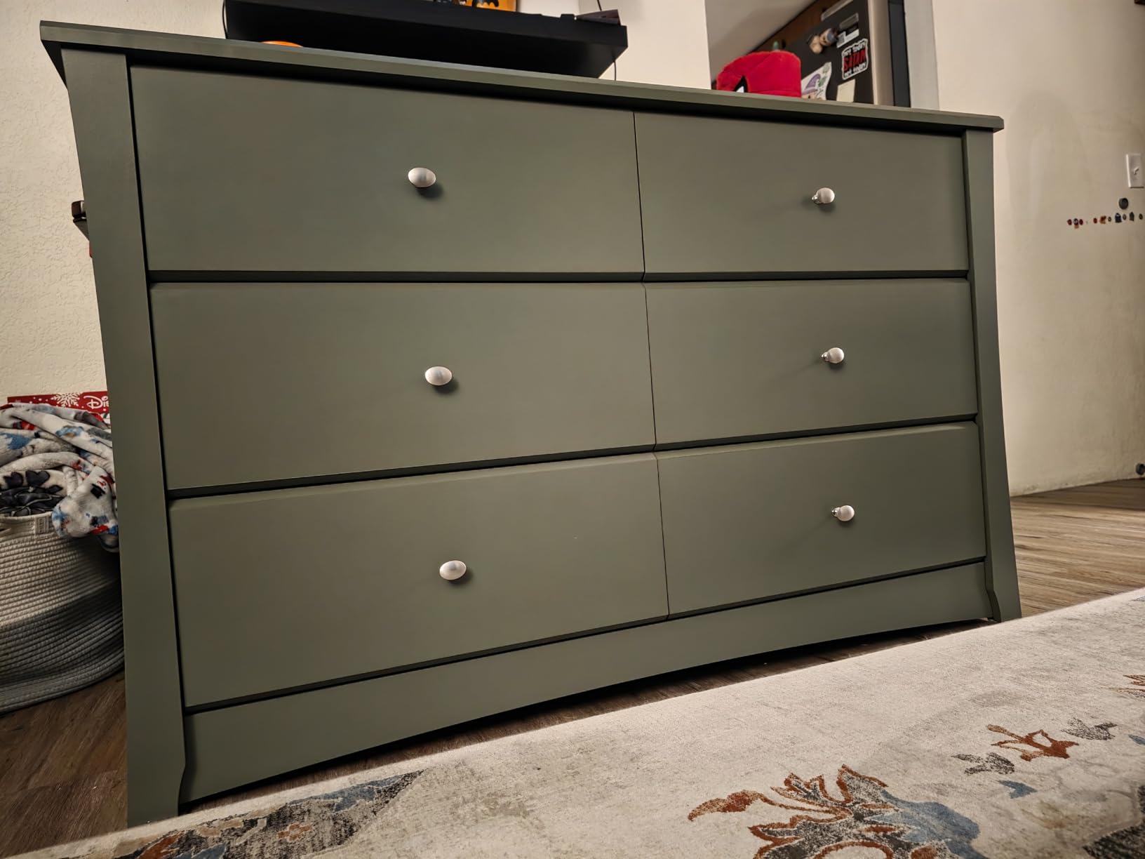 Storkcraft Crescent 6-Drawer Dresser (Olive) - GREENGUARD Gold Certified, Kids & Nursery Storage Chest, Safety Interlocking Drawers, Pre-Installed Tracks customer photo 1