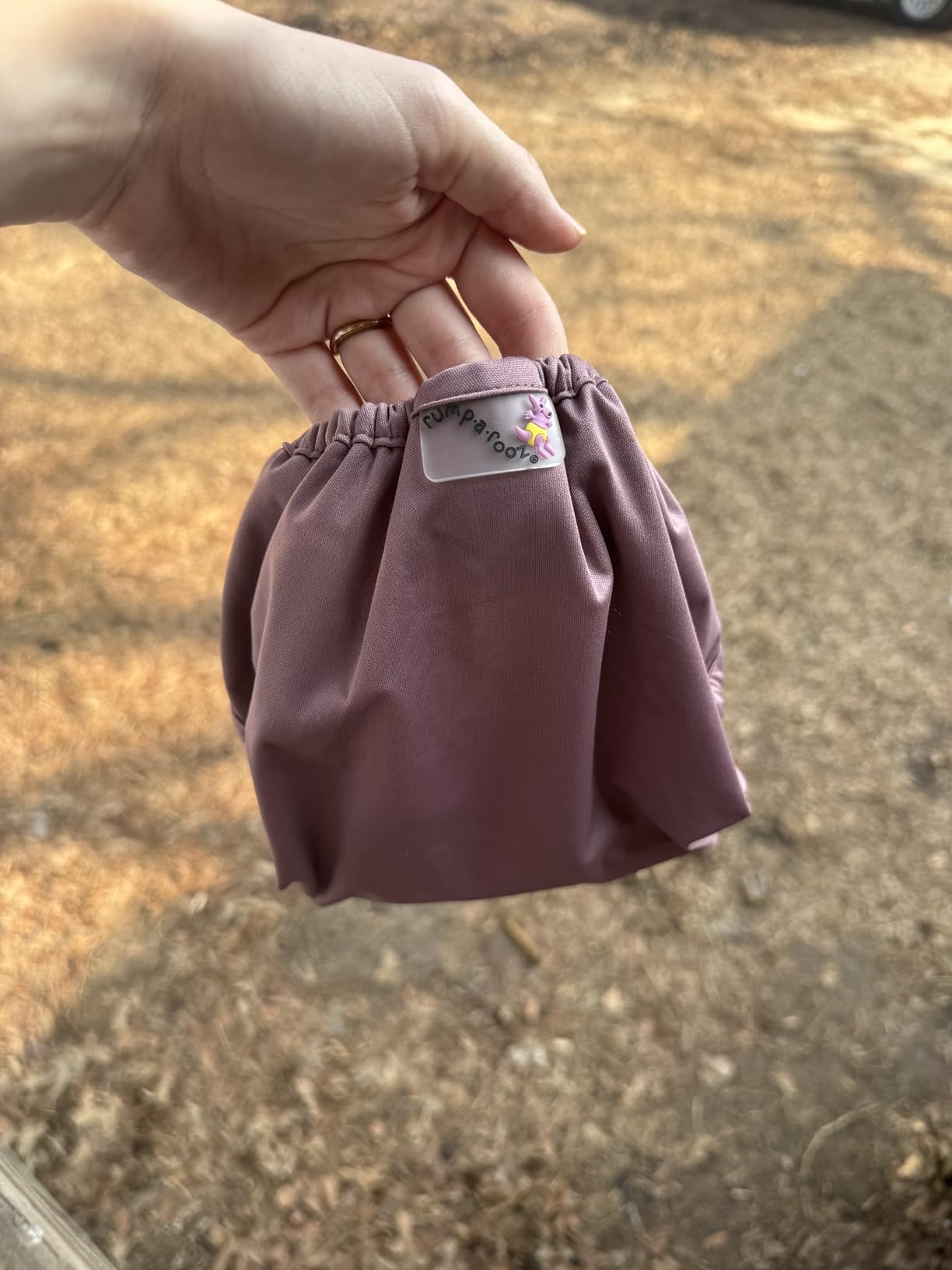 Kanga Care Rumparooz Double Leg Gusset Reusable Cloth Diaper Cover One Size Snap | Almond 6-35 lbs customer photo 1