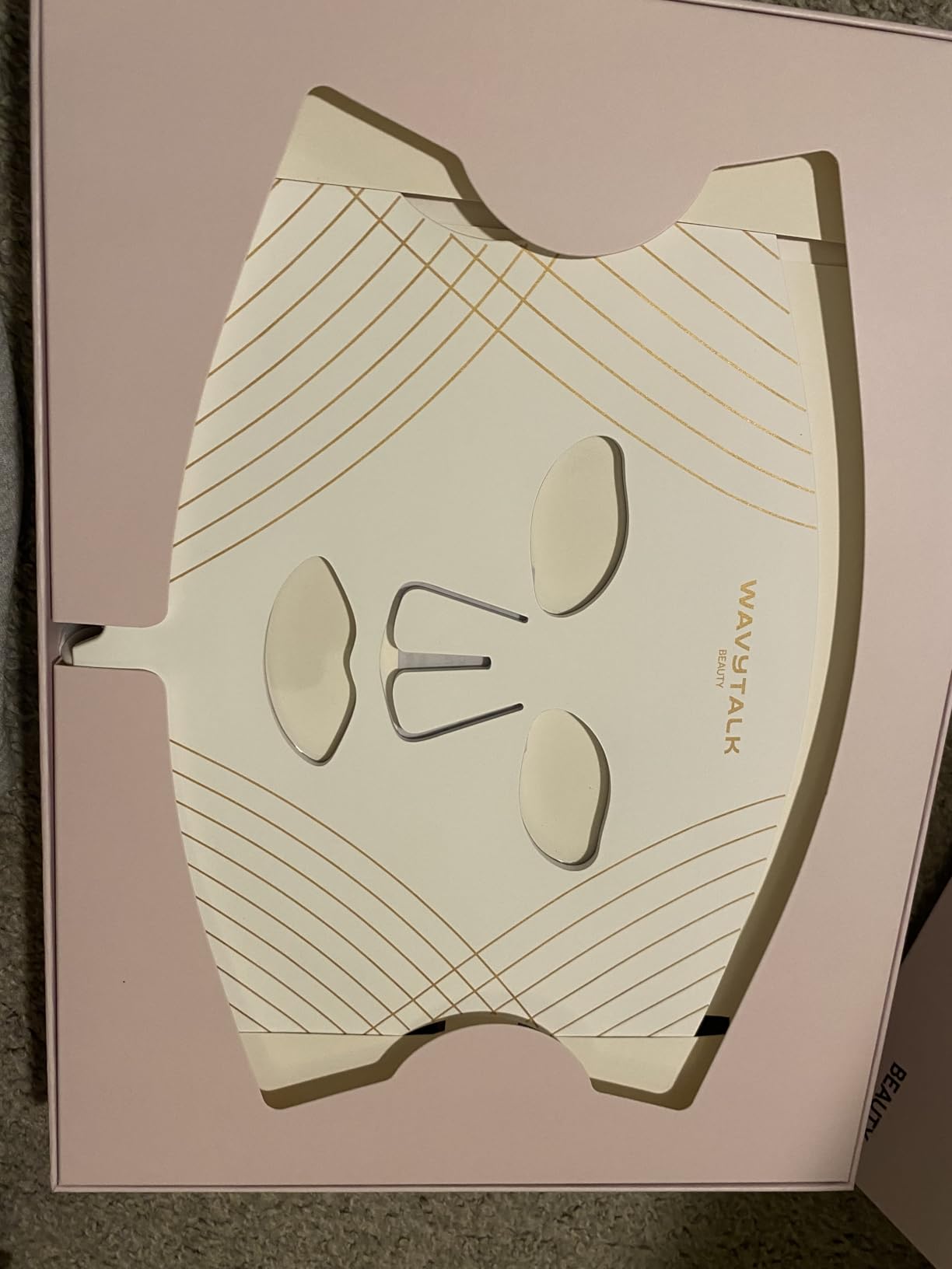 wavytalk Red Light Therapy Mask for Face, Glow Time LED Face Mask Light Therapy for Anti-Fine Line, Acne Treatment and Skin Rejuvenation with Red, Near-Infrared Light, Blue & Amber Light Therapy customer photo 2