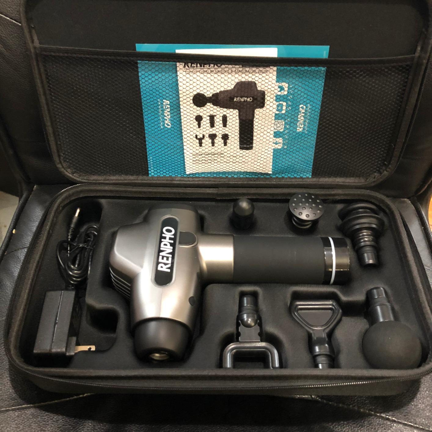 RENPHO Active+ Massage Gun, App-Controlled Guided Courses, Bluetooth customer photo 2