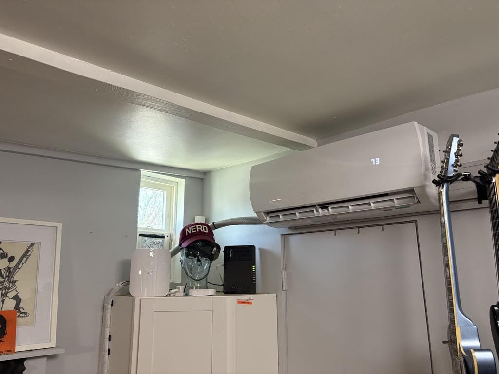 Mountman 18000 BTU Mini Split AC/Heating System,19 SEER2 208/230V Energy Efficient Ductless Inverter System,Cools Up to 1250 Sq.Ft with Pre-Charged Condenser,Heat Pump & Installation Kits customer photo 1