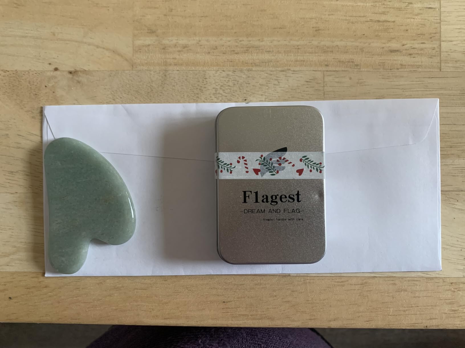 Flagest Gua Sha Facial Tools, Jade Stone Guasha Tool for Face Body, Facial Massage Tool for Jawline Sculpting and Puffiness Reducing, Skin Care Tools for Men Women customer photo 2