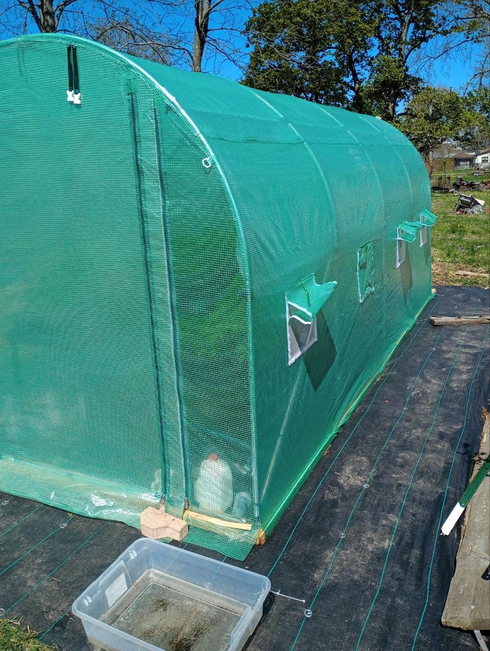 KING BIRD Premium 20x10x6.6FT Greenhouse for Outdoors Large Walk-in House customer photo 1