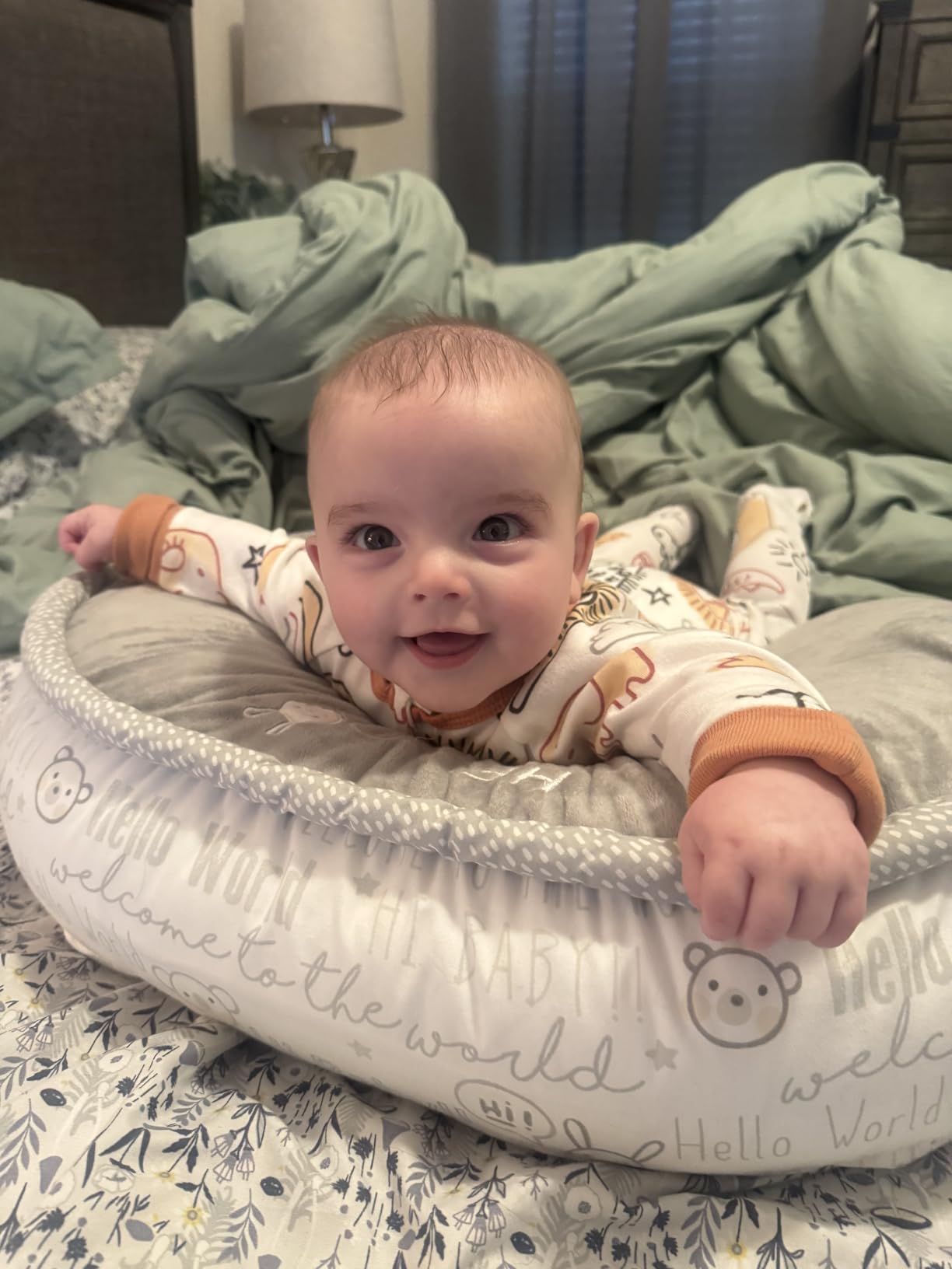 Yoofoss Baby Pajamas 100% Organic Cotton Baby Sleepers for Newborn 0-3 3-6 6-9 Months Boys Girl Clothes 3pcs Footed PJs customer photo 1