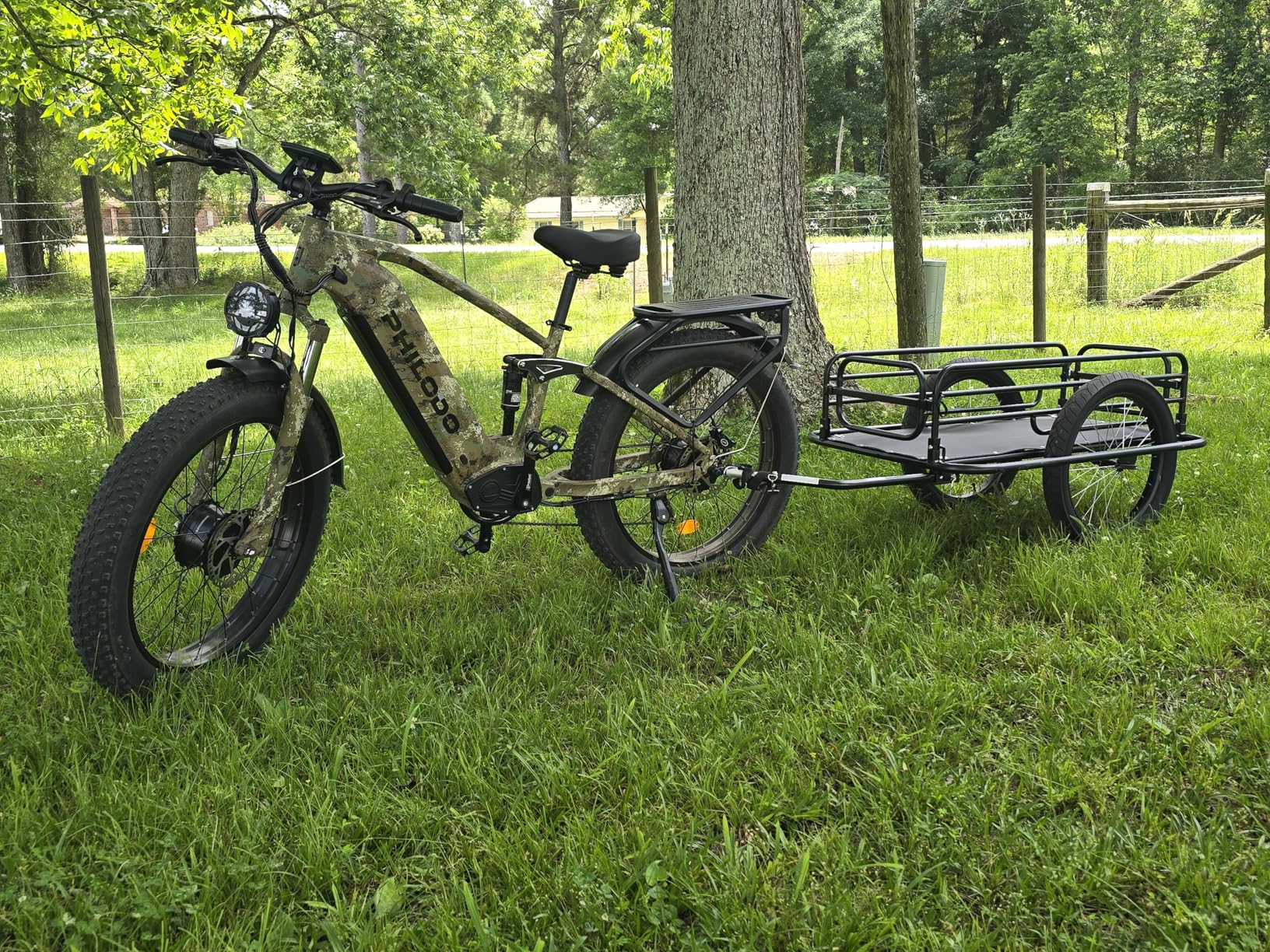 Falcon 60V Off-Road Electric Bike - Dual Motor Hunting Ebike, Fat Tire Full Suspension Dirt Bike for Adults, Long Range Snow/Sand Electric Bicycle customer photo 2