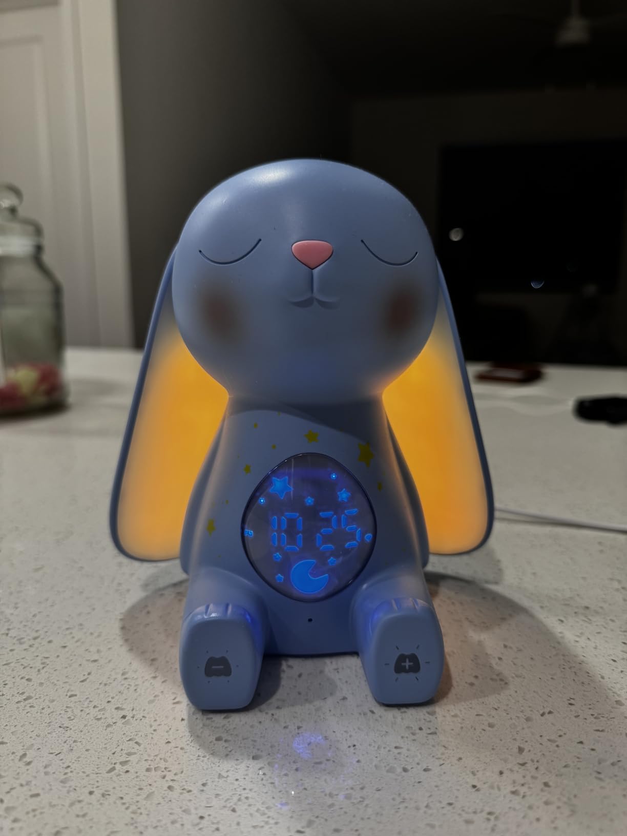 Mom's Choice Awards Bunny White Noise Sound Machine Baby for Sleep - AI Cry Detection, 100 Soothing Sounds, Full APP Access Included, Newborn Baby Boy Gifts, Night Light & Sleep Trainer, New Mom Gift customer photo 2