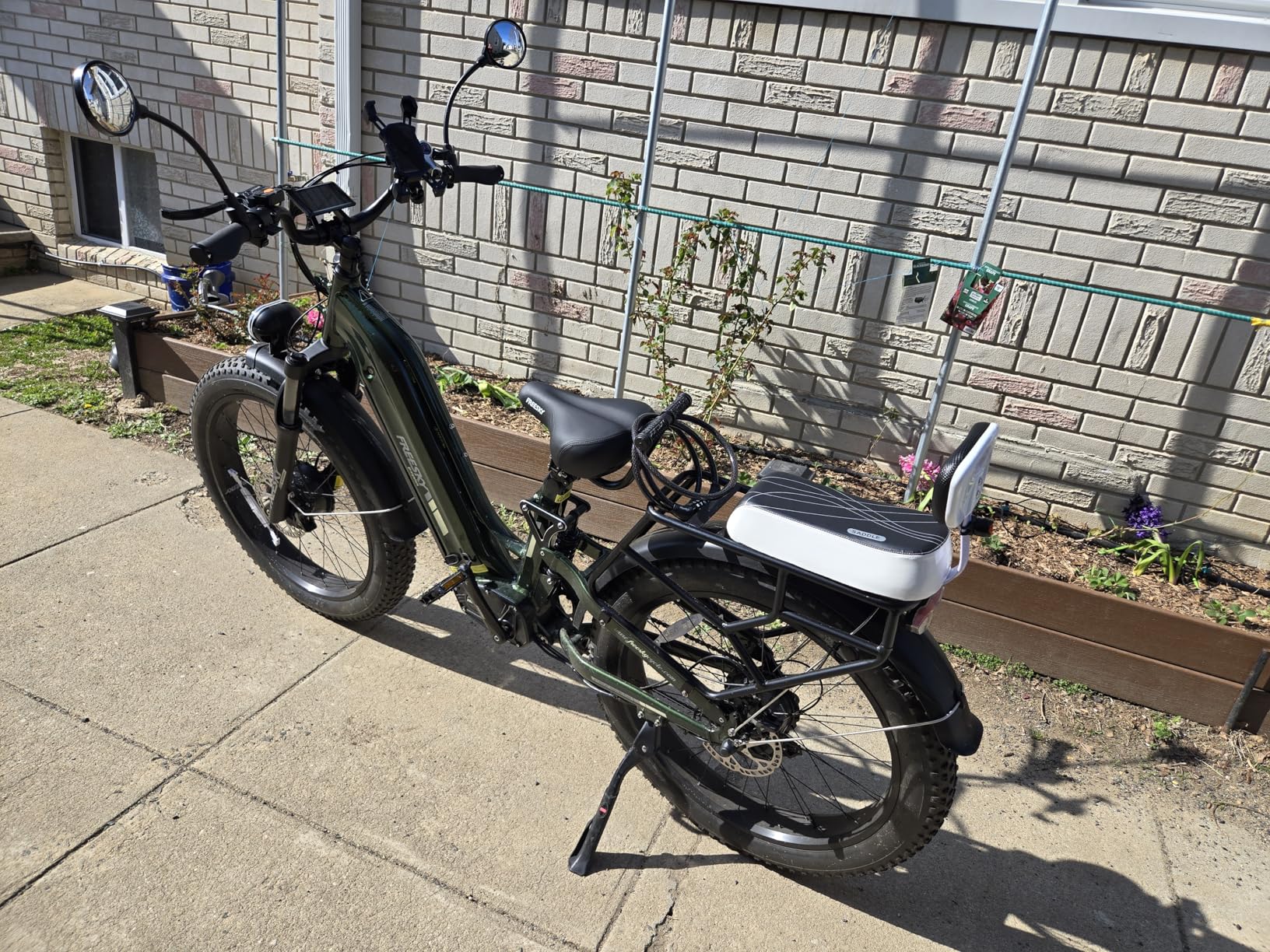 FREESKY Ranger AIR Dual Motor Electric Bike for Adults, 3500W 200NM Fast Ebike, 105Miles Long Range E Bike, Full Suspension Electric Mountain Bike, 26'' Fat Tire Electric Bicycle for Man Womens Hunters customer photo 1