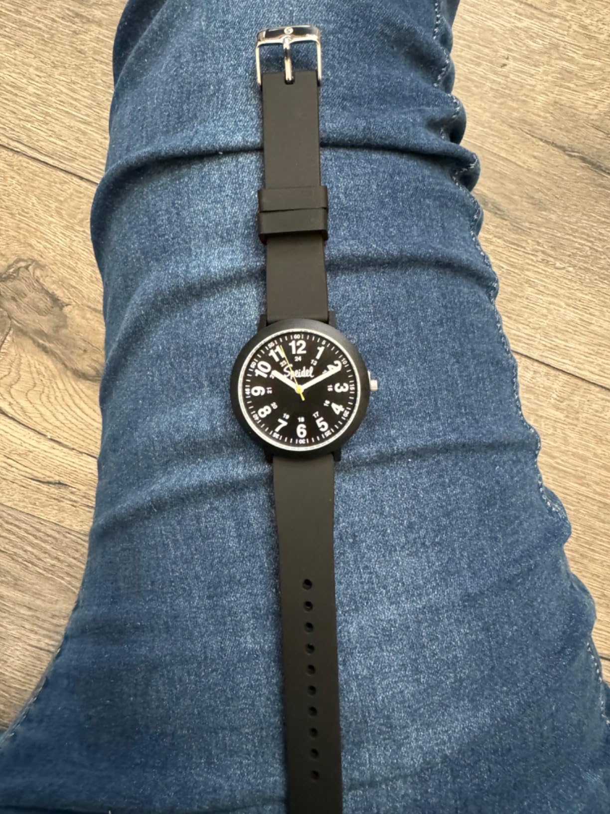 Eco Color Pop Recyclable Plastic Watch with Recyclable Silicone Strap customer photo 2