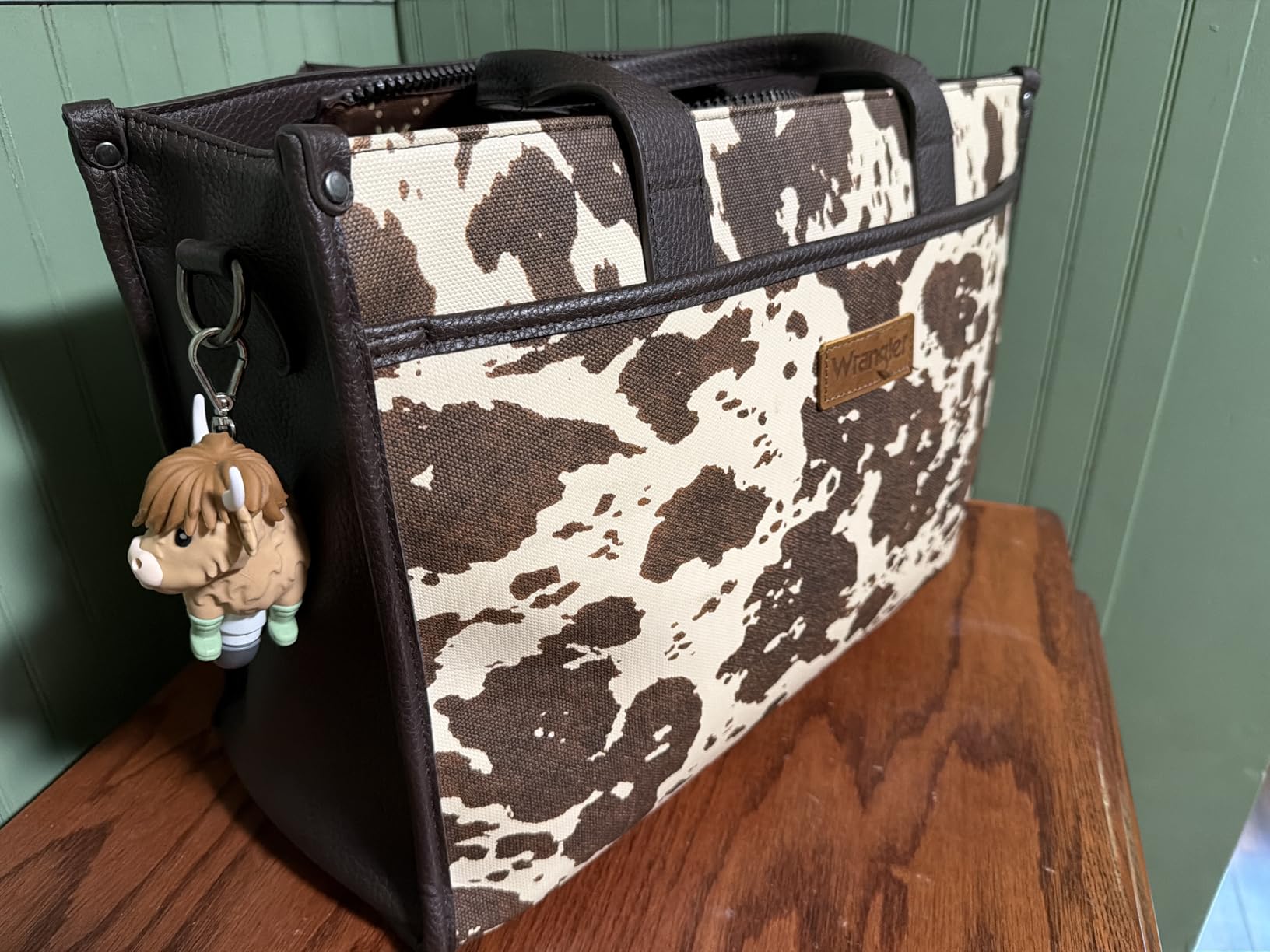 Wrangler Laptop Bag for Women 15.6 Inch Vintage Work Tote Bag for Business Briefcase Handbag with Adjustable Shoulder Strap customer photo 2