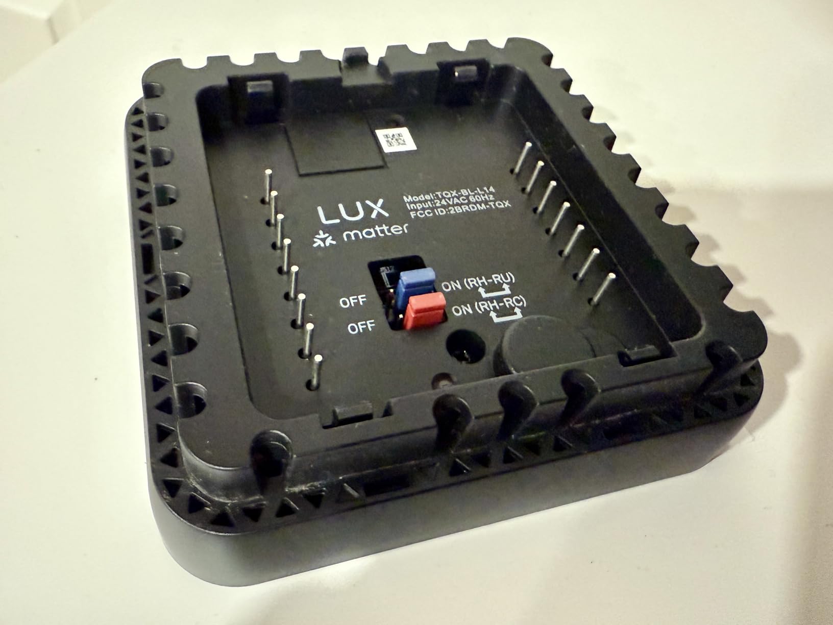 Lux TQX Thermostat with Remote Sensor, WiFi Thermostat Works with Matter, Alexa, Apple Home, Google, App & Voice Control, Programmable Smart Thermostat, C-Wire and wall Plates Included customer photo 1