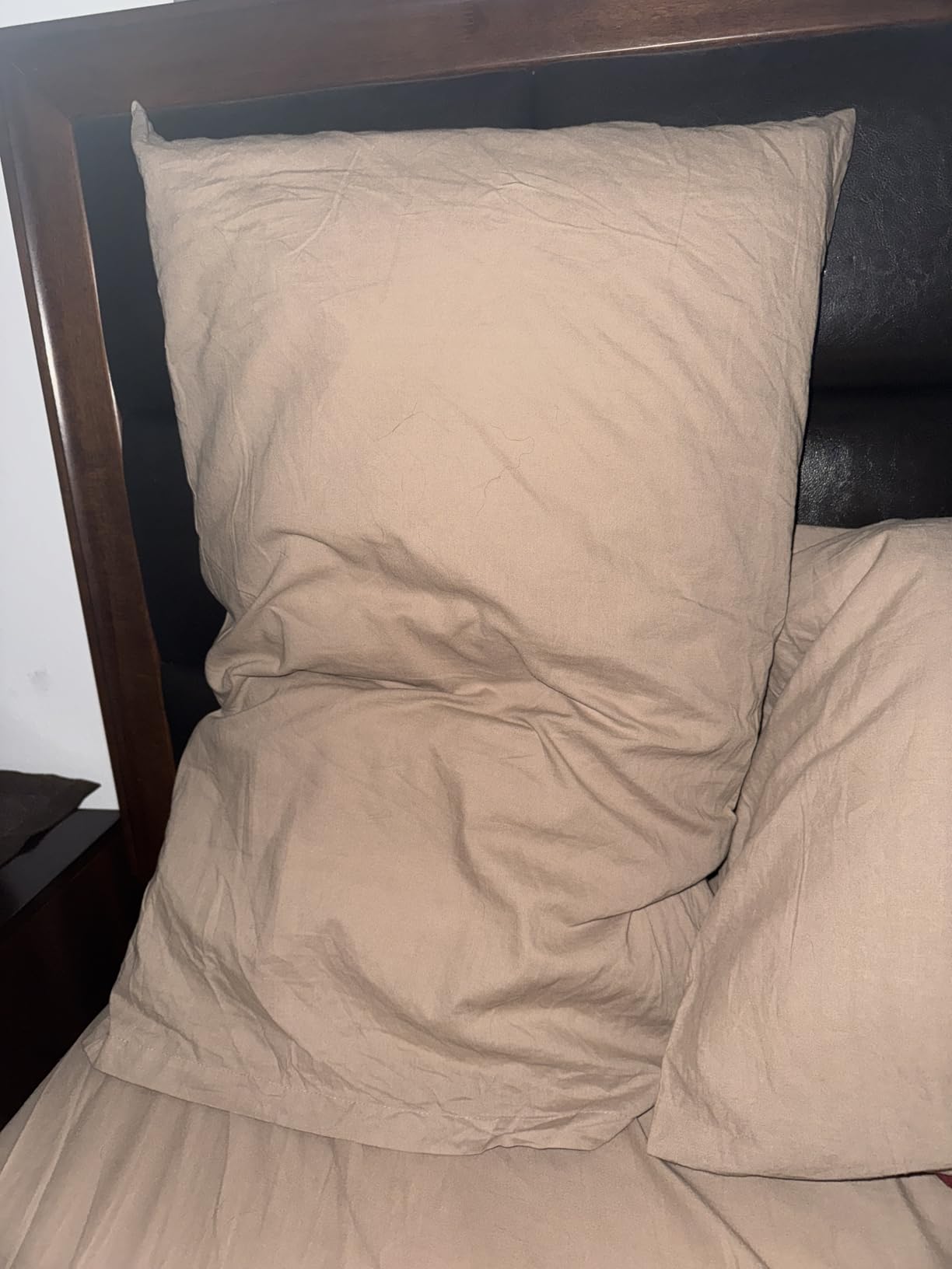 Pacific Coast Goose Feather and Down Pillows, with 100% Organic Cotton Cover, Standard Size Set of 2, Gusseted Design for Sleeping, Hotel Collection, Firm Pillows for Side and Back Sleepers customer photo 2