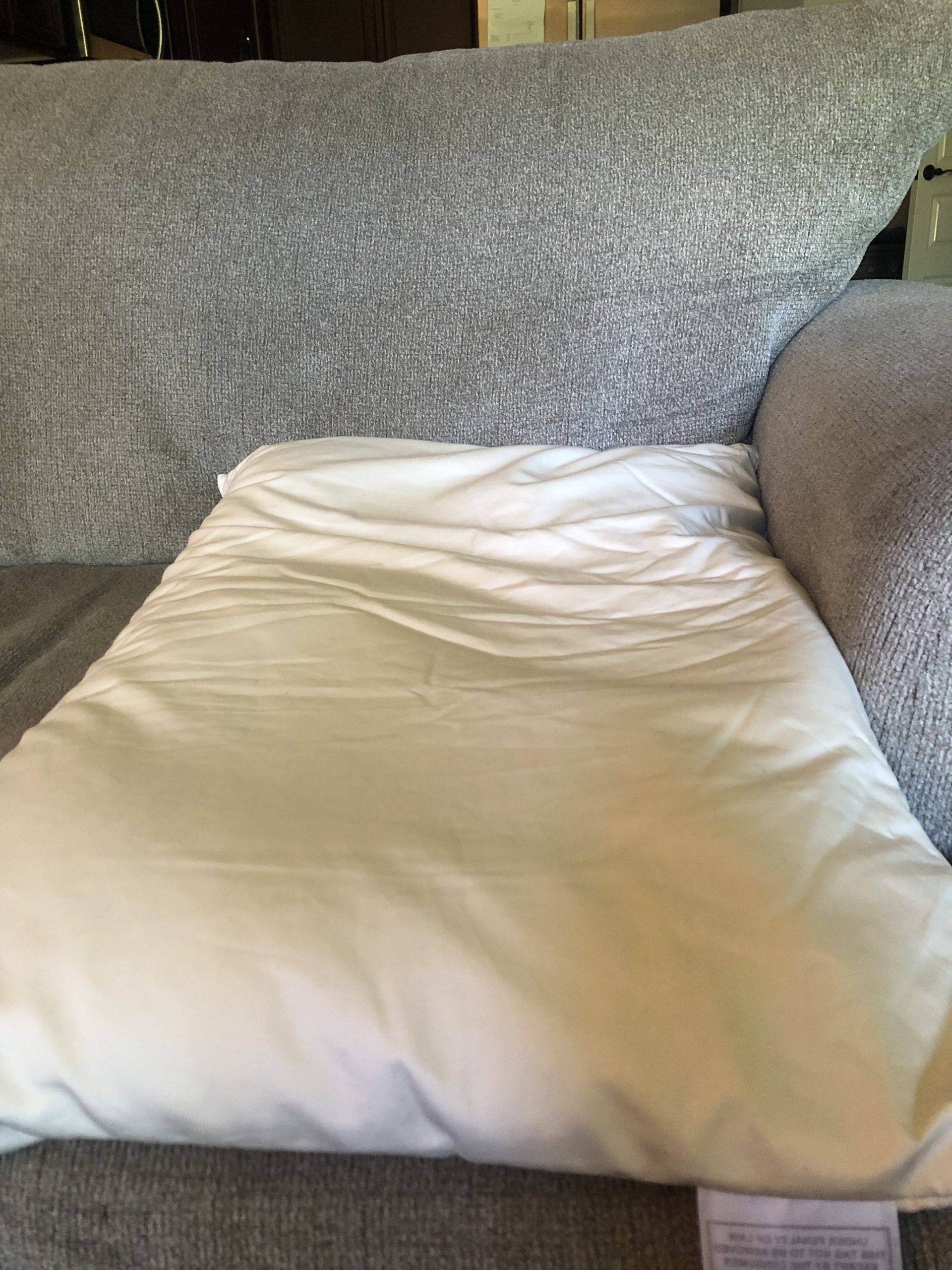 Buckwheat Pillow with Organic Cotton Pillowcase - 20''x26'' Organic Buckwheat Pillow with Baffle Box for Support, Adjustable Tartary Buckwheat Hull Pillows, Organic Buckwheat Neck Pillows customer photo 2