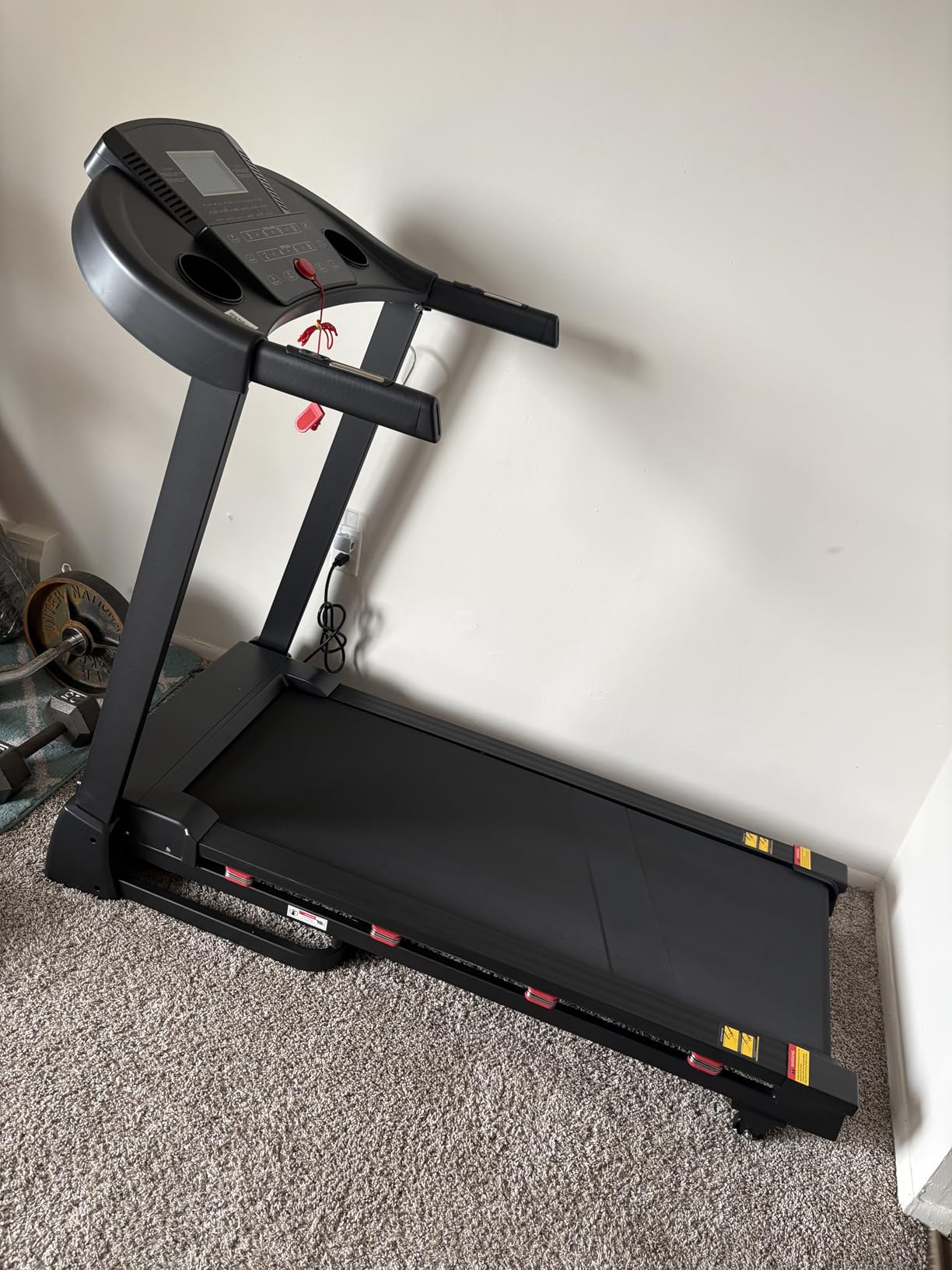 Treadmill with 15-Level Auto Incline, 47
