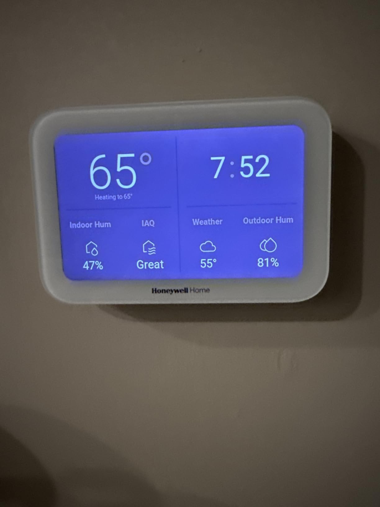 Honeywell Home X8S Premium Smart Programmable Wi-Fi Thermostat with Sensor, Video Doorbell Access, Humidity Control, 5