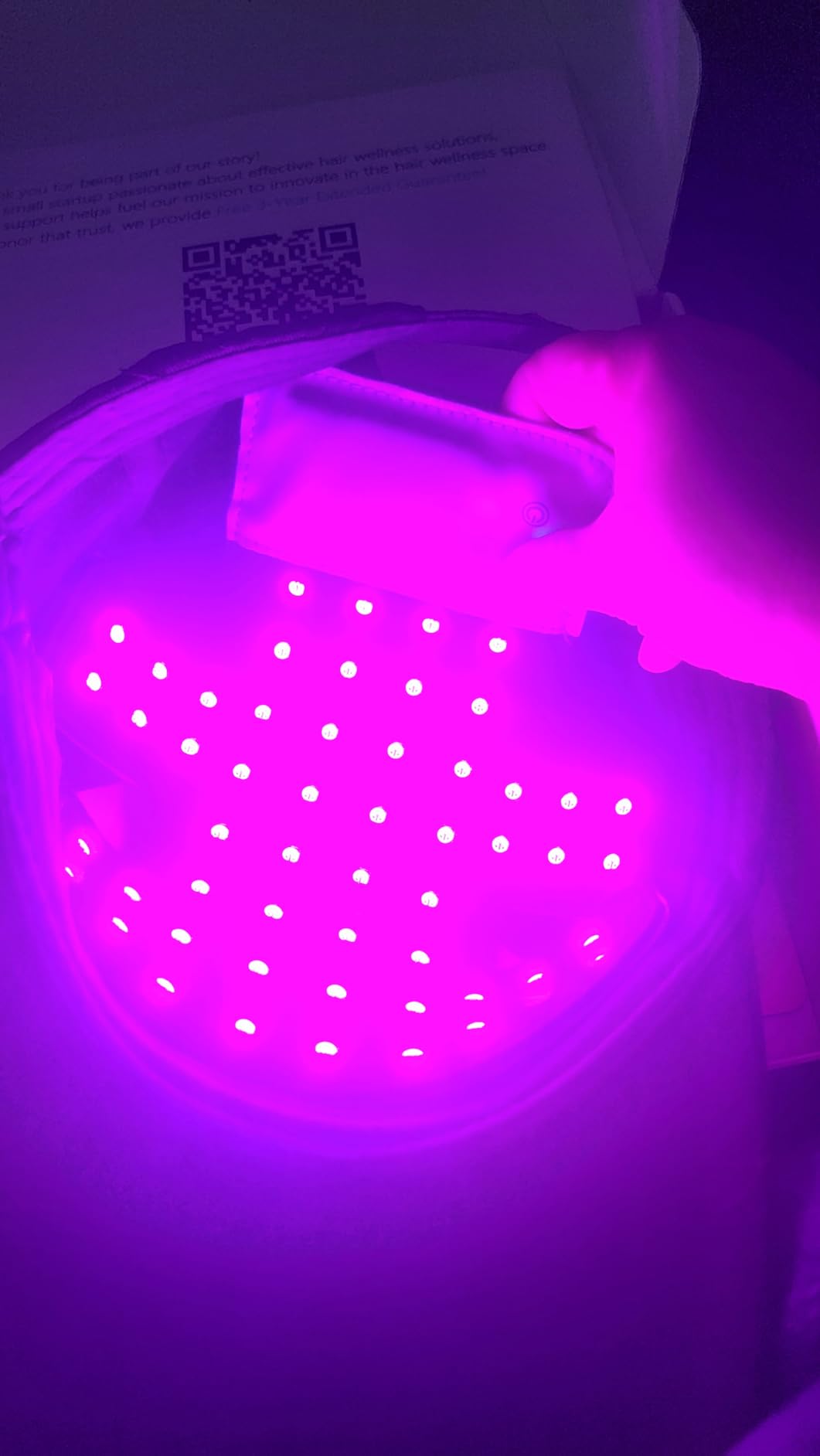 Red Light Therapy for Hair Growth, Cordless Hair Care for Home & Travel, Laser Therapy Cap for Hair Loss, Hair Loss Treatments Hat customer photo 1