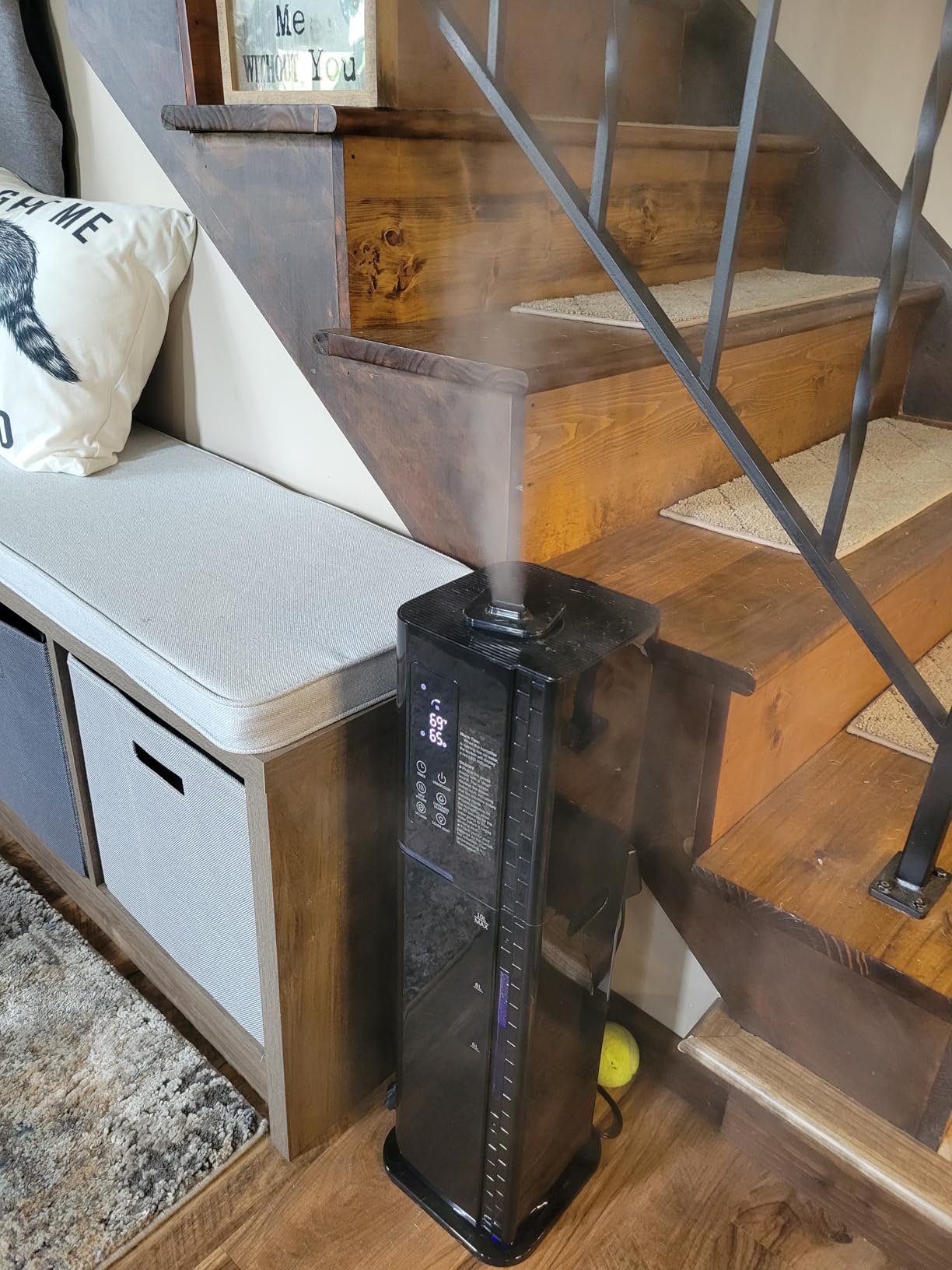 10L/2.64Gal Humidifier, Top Fill Quiet Ultrasonic Cool Mist Humidifiers for Bedroom, Covers 550ft², 60H Runtime, 24H Timer, 3 Mist Modes Humidifier Large Room, Home, Office, Plants, Black customer photo 1
