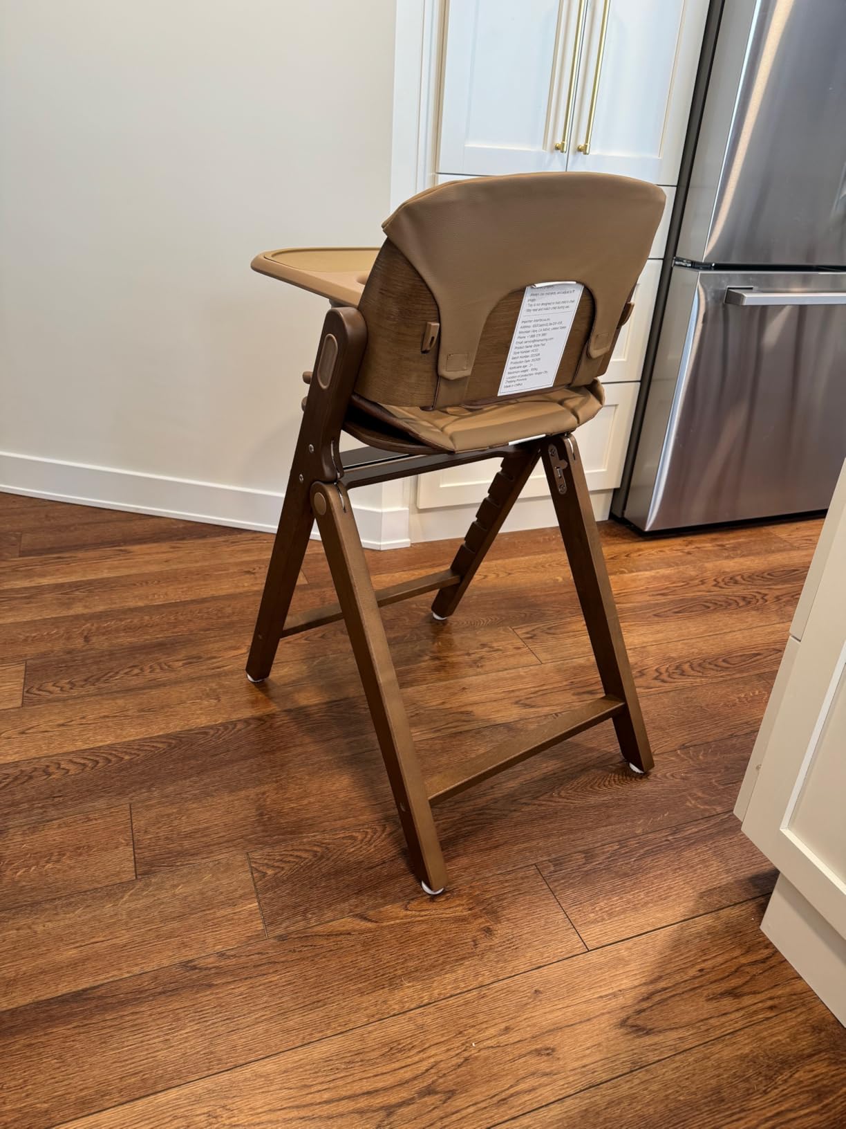 Mamazing GrowPod Pro Wooden Baby High Chair for 6 Months to 300lbs, Easy to Clean with Tray, Compact Foldable Highchair for Kitchen & Dining Room, with 5-Point Safety Harnesses and Guard Bar customer photo 1