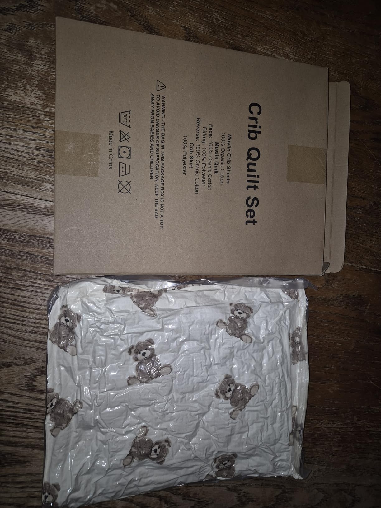Organic Cotton Muslin Baby Crib Bedding Set 3 Piece Soft for Infant Newborn Toddler Boys Girls 52