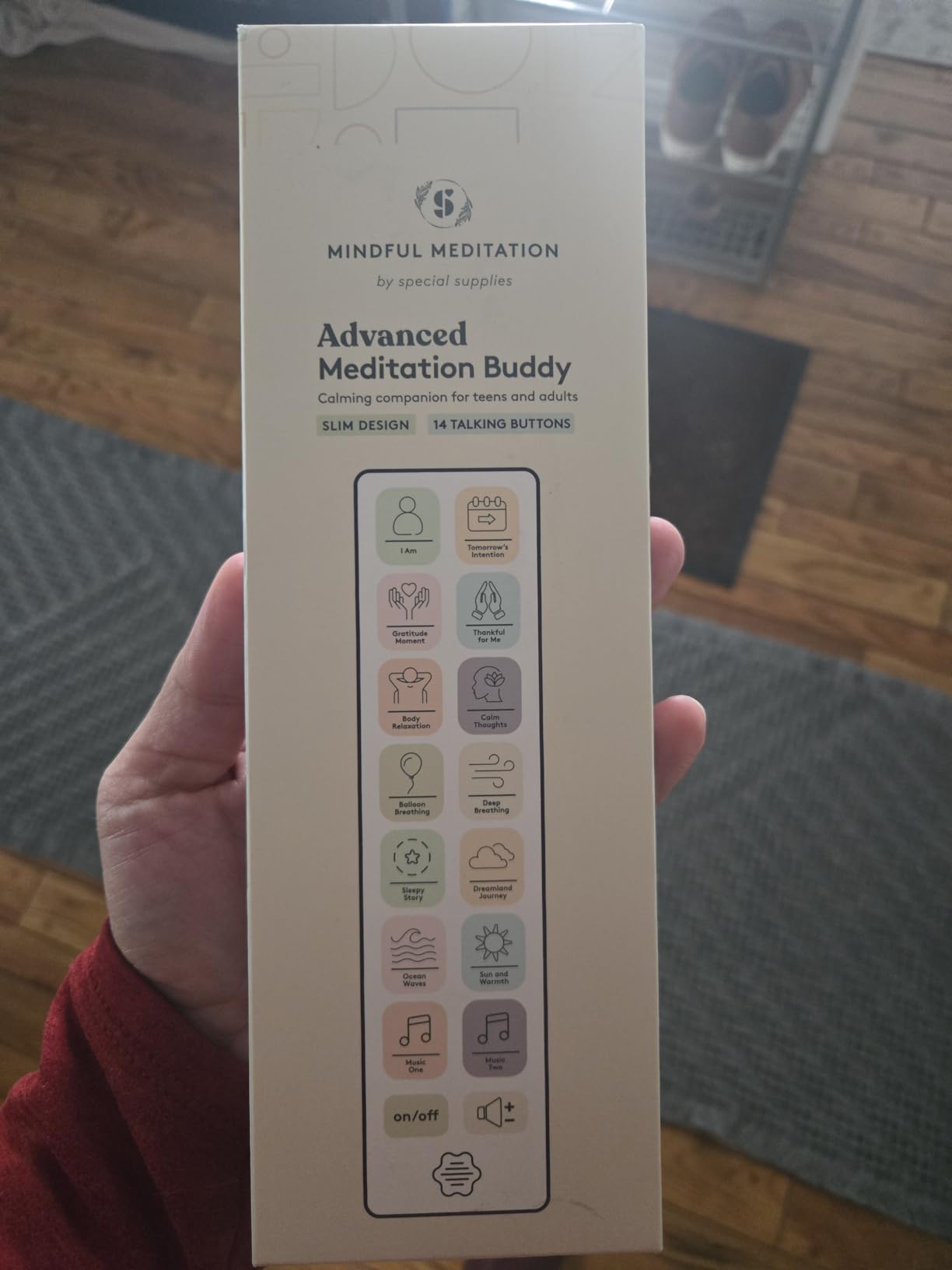 Special Supplies Meditation Buddy - Screen-Free Mindfulness & Breathing Device for Stress Relief, Daily Meditation, Anxiety Relief, Calm Focus & Emotional Balance for Kids and Adults (Adults) customer photo 2