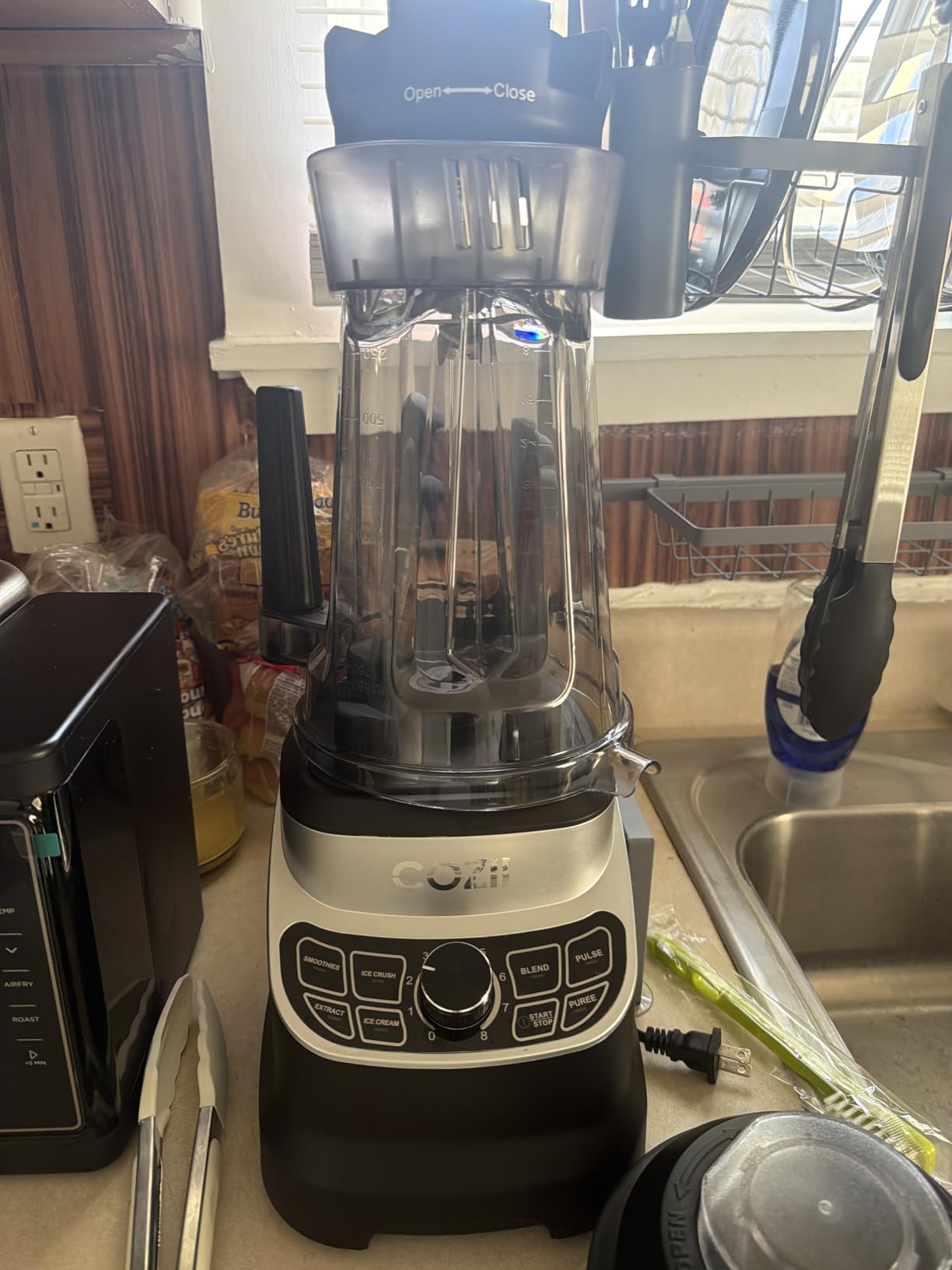 Professional Blender 2000W, Smoothie Countertop Blenders for Kitchen, 7 Preset Programs for Ice Crush/Frozen Drinks/Dips/Nut Butter, High Speed, Dishwasher Safe (Dark) customer photo 1