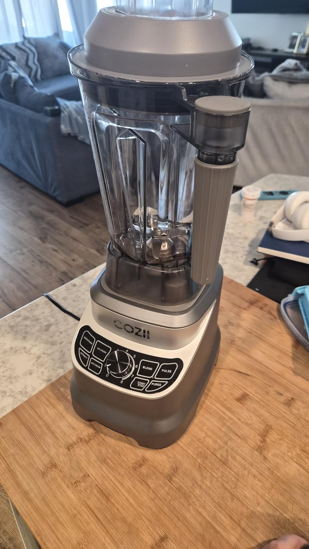 Professional Blender 2000W, Smoothie Countertop Blenders for Kitchen, 7 Preset Programs for Ice Crush/Frozen Drinks/Dips/Nut Butter, High Speed, Dishwasher Safe (Dark) customer photo 2