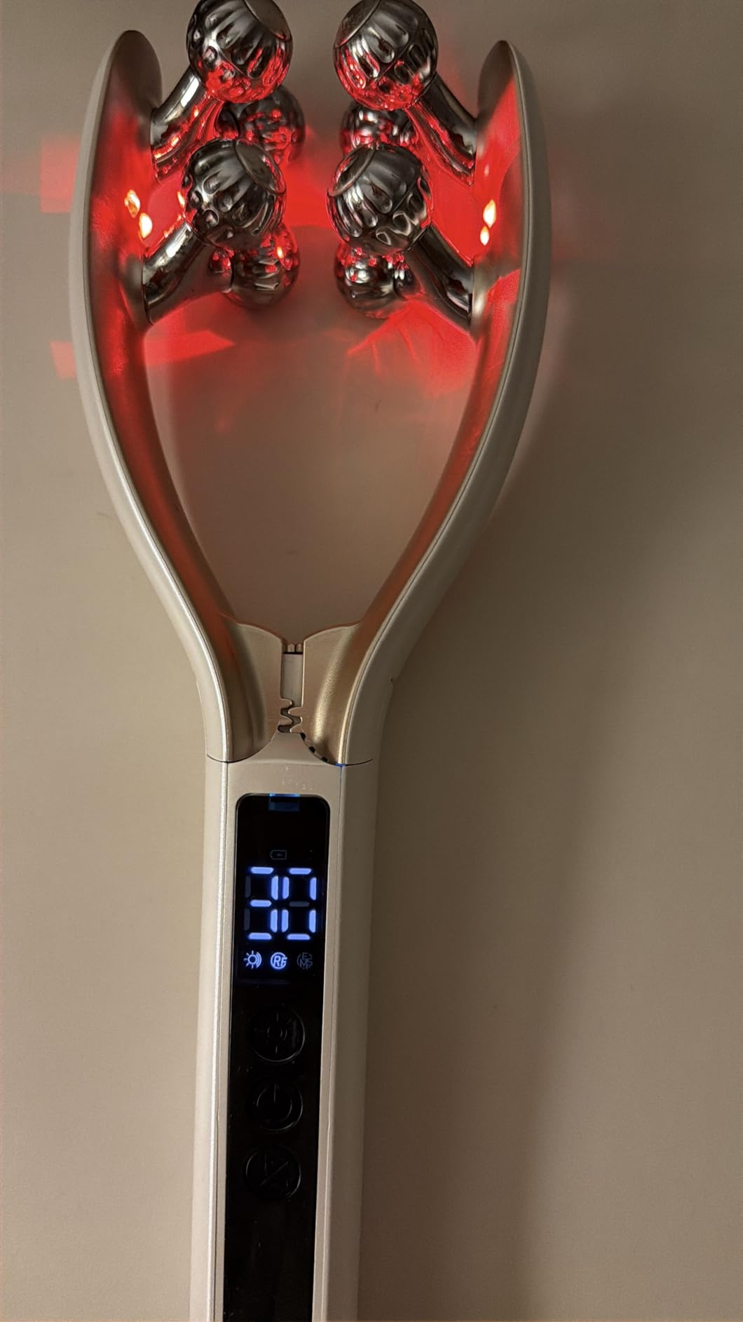 Facial Massager Face and Neck | Shaper & Slimmer for Women | Korean Skin Care | Lymphatic Contour Face Brush Face Roller Lymphatic Drainage | Rechargeable for Home & Travel Use customer photo 1