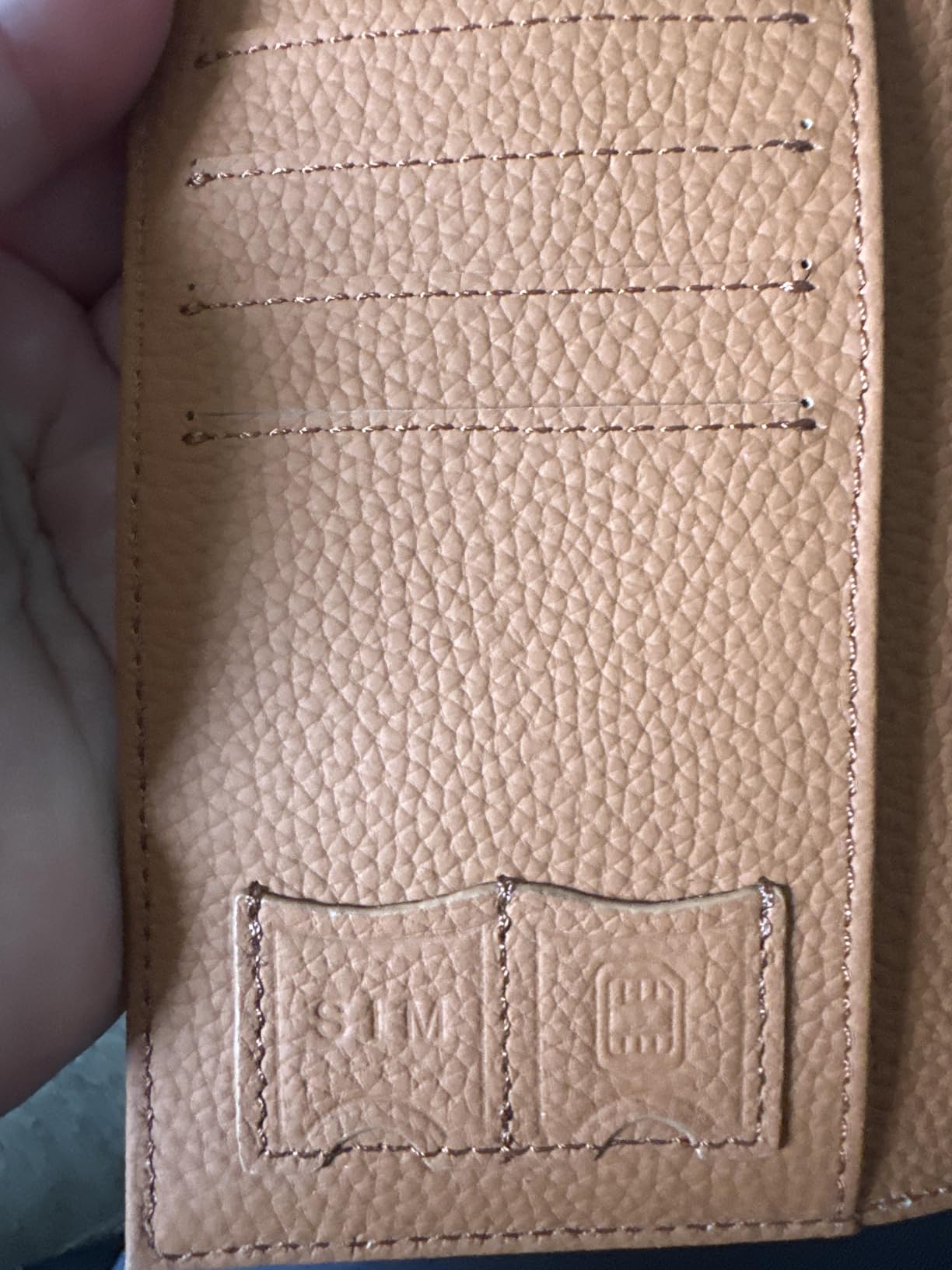 Genuine Leather Passport Holder for Women Men, Hidden Airtag Pocket, RFID Blocking, Zippered Coins Pocket & Cash Compartment Travel Gifts Essentials Passport Cover Case - Blue customer photo 1