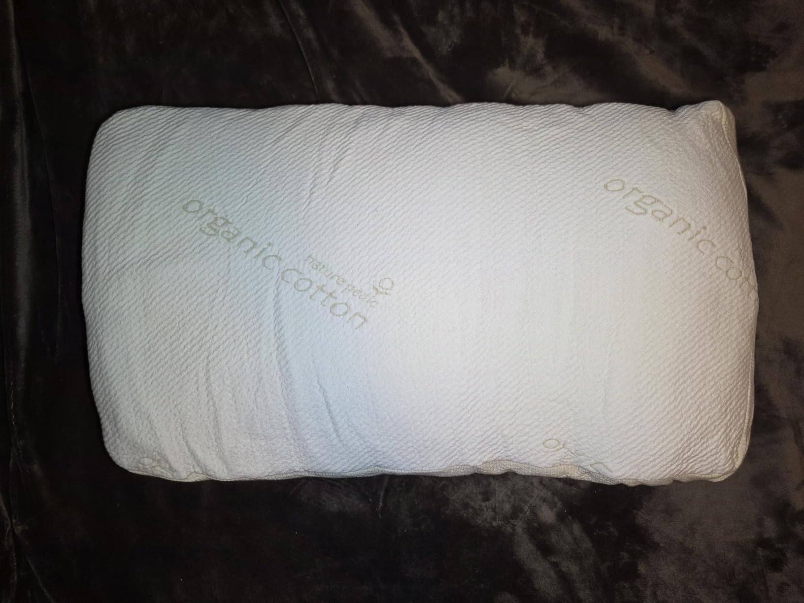 Naturepedic Organic Wool Pillow - Queen-Sized Organic Pillow Filled with Natural Wool Fibers and Lined with GOTS-Certified Organic Cotton customer photo 2