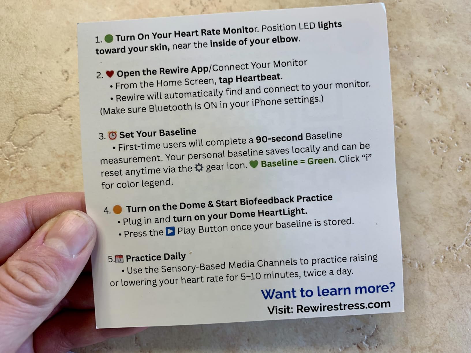 The Dome Biofeedback Light - See Your Heart Rate in Color | Real-Time Stress & Recovery Awareness with App & Wearable Sensor customer photo 1
