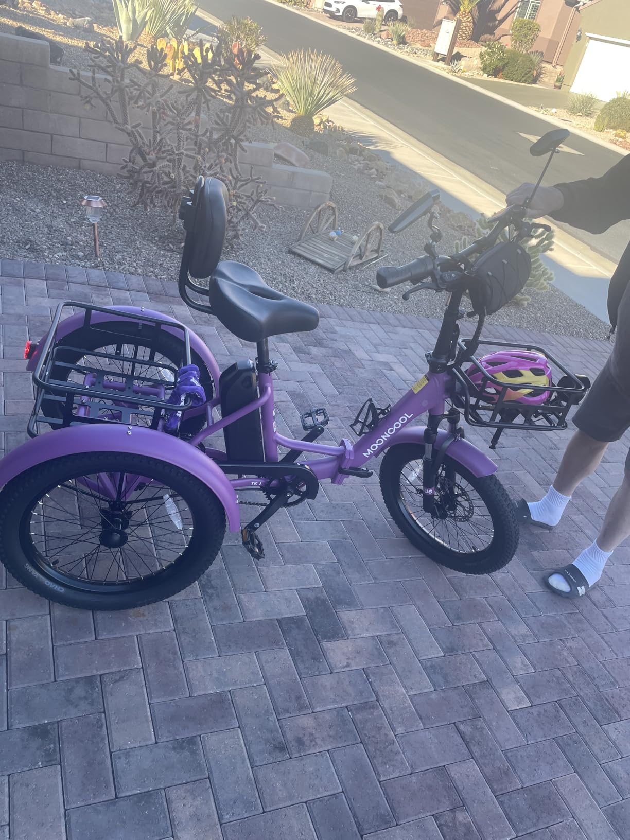 MOONCOOL Electric Trike for Adults, 500W/750W 48V Electric Tricycle for Adults, 20