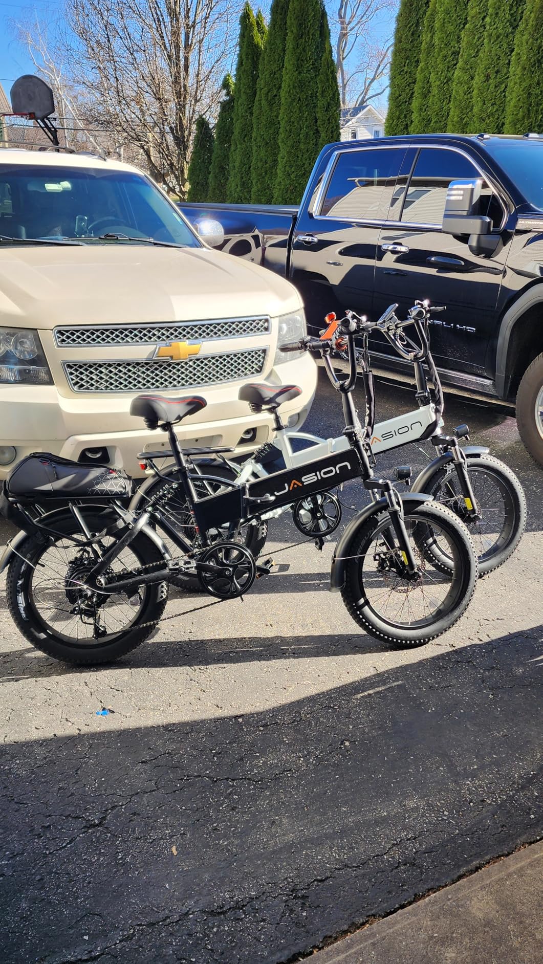 Jasion EBS Folding Electric Bike for Adults, Compact Portable 20