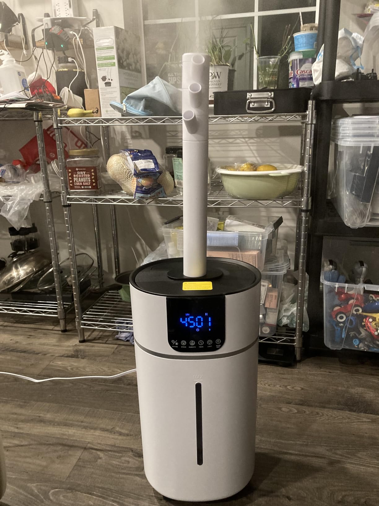 AreShark 4.2 Gal/16L Humidifier Large Room, Cool Warm Mist 2000ft² Whole House Air Humidifiers for Bedroom, Plants, Adults, 60H Runtime, Humidity Setting, Easy to Clean, Top Fill, Extension Tube customer photo 1