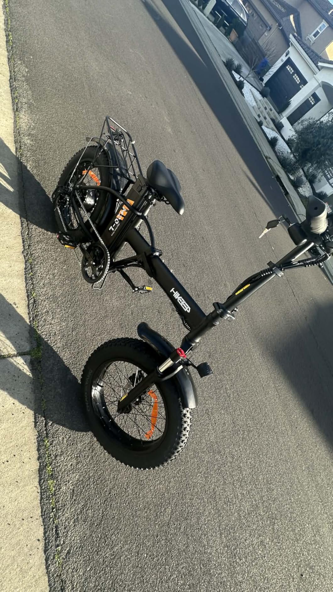 48/52V 15.6/25/40AH Fat Tire Electric Bike for Adults, UL2849 Certified 90% Pre-Assembled Folding E-Bike with Removable Battery & Cargo Rack customer photo 1