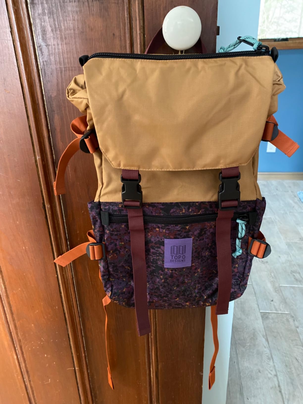 Topo Designs Rover Pack Classic Backpack - Daily Daypack for Commutes, Day Trips, Hikes, Iconic Denver Design, PFAS-Free, Fair Trade (Forest/Goldenrod) customer photo 1