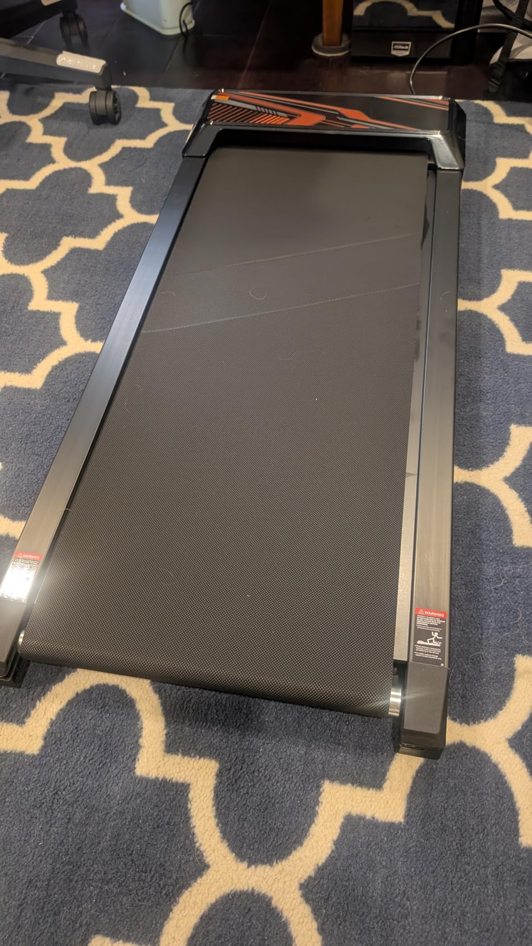 2.5HP Walking Mat with Incline pad, Under Desk Treadmill, Walking Running Pad with Remote, 3 in 1 Low Noise Small Mini Portable Treadmill with Led Screen, Compact Treadmills for Home, 265lbs Capacity customer photo 1