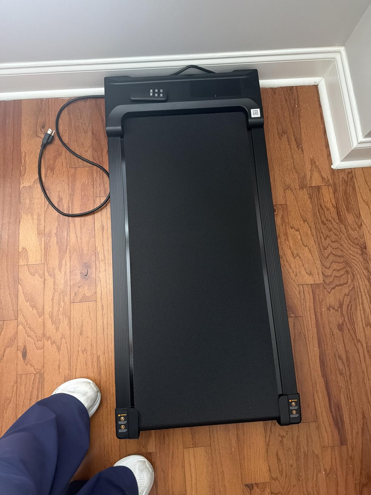 Walking Pad Treadmill for Home - Under Desk Treadmills Mini Portable Walking Running Machine Slim Compact Motorized Electric Treadmill with Adjustable Speed Remote customer photo 2