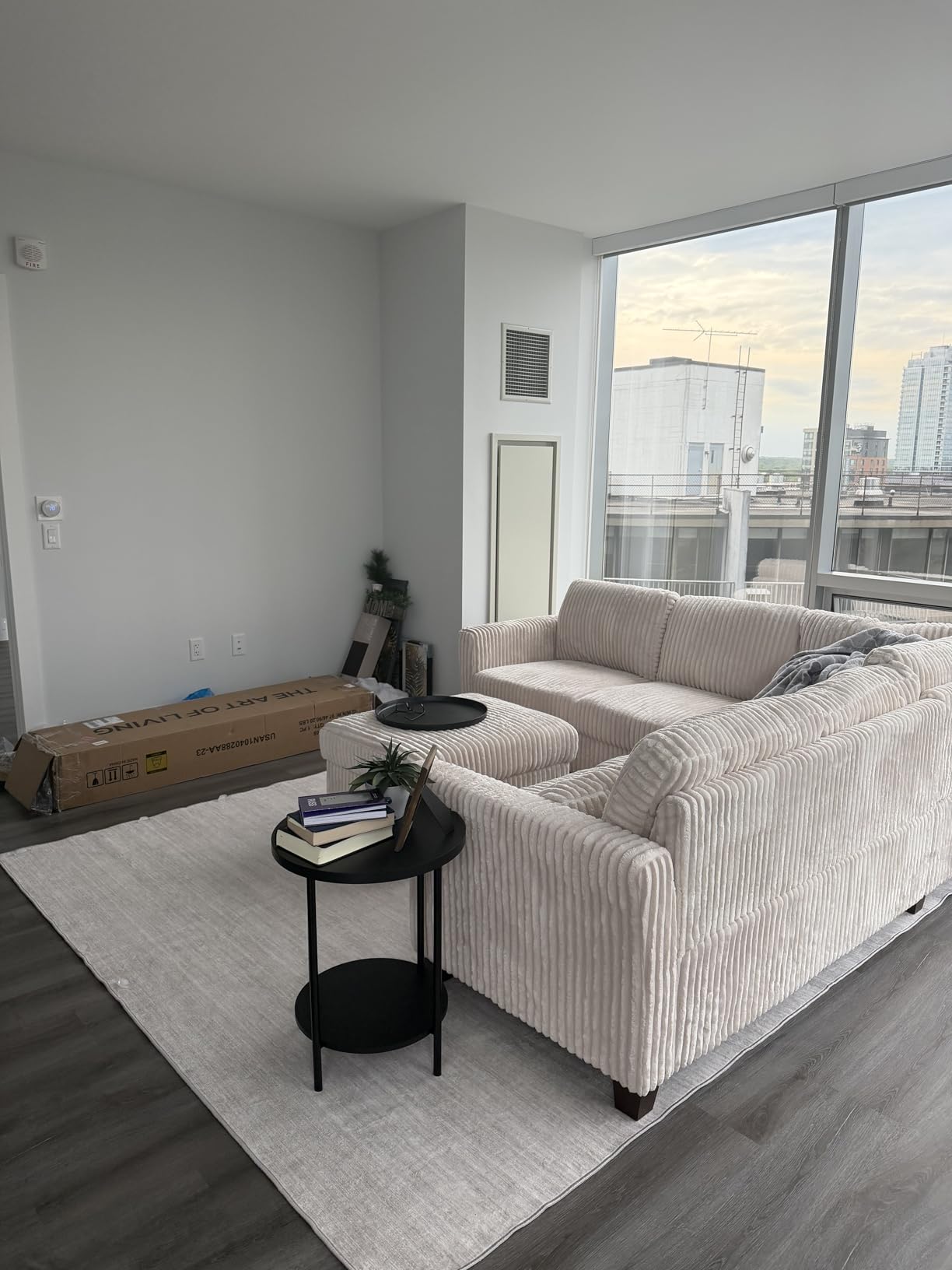 VANOMi Modular Sofa, Comfty 3 Seat Solid Wood Frame Sofa, FSC Certified Modern Couch for Living Room, Beige customer photo 1