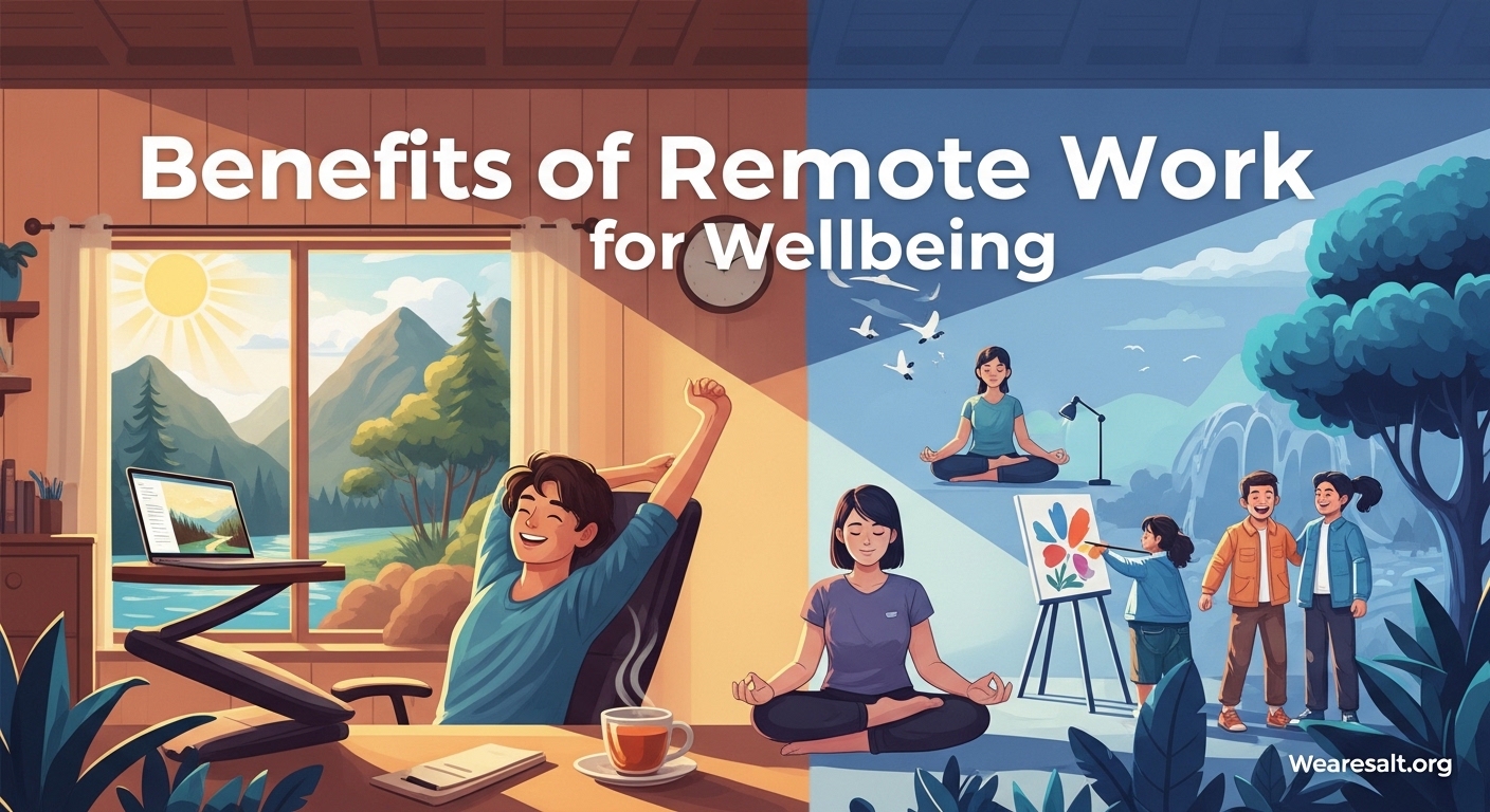 Benefits of Remote Work for Wellbeing