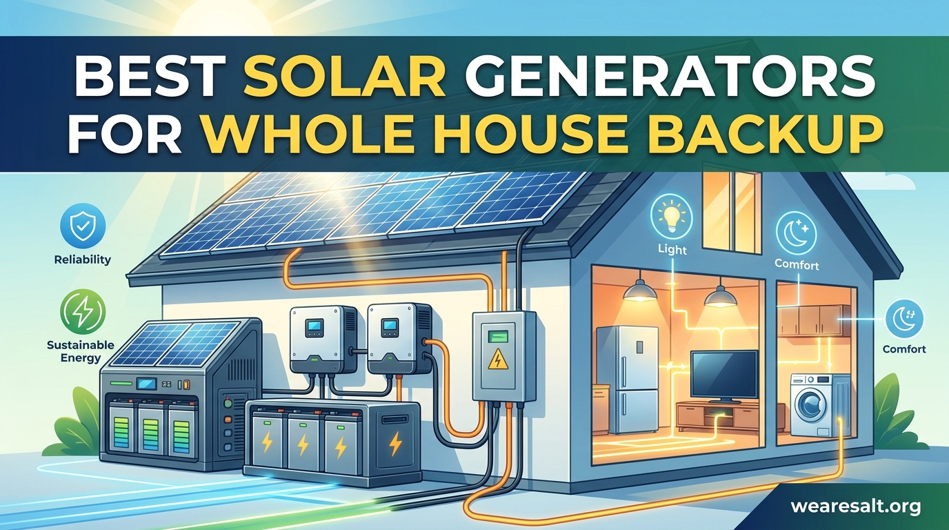 Best Solar Generators for Whole House Backup