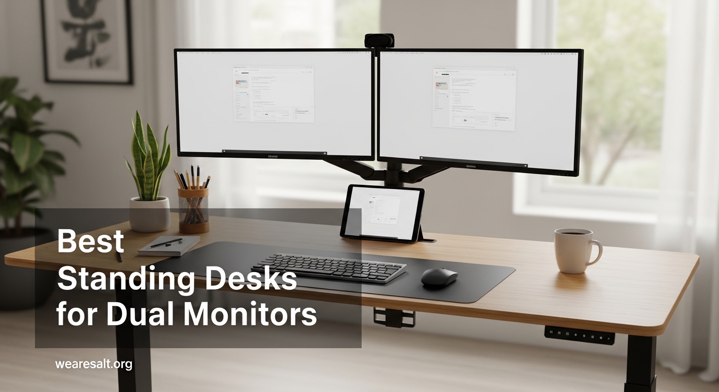 Best Standing Desks for Dual Monitors